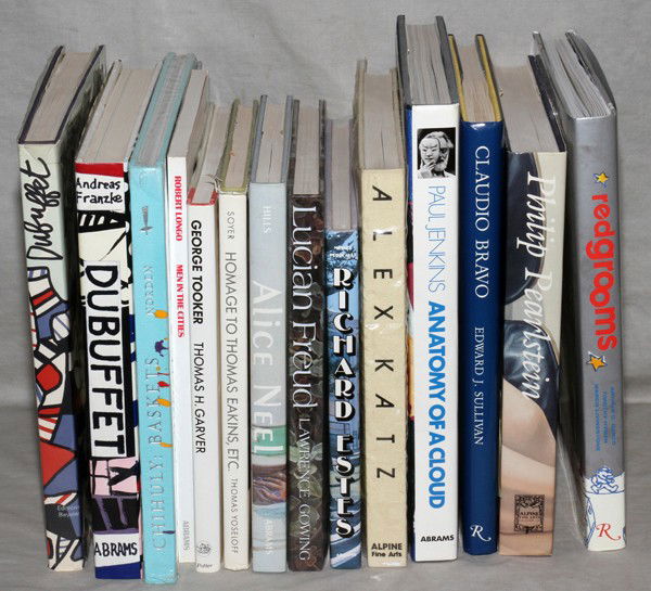 BOOKS ON CONTEMPORARY ARTISTS, FOURTEEN: BOOKS ON CONTEMPORARY ARTISTS, FOURTEEN:Including by Paul Jenkins with Suzanne Donnelly Jenkins, ANATOMY OF A CLOUD, Harry N. Abrams, 1983; Nicholas P. Maravell, ALEX KATZ: THE COMPLETE PRINTS, 1983;