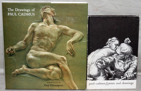BOOKS ON PAUL CADMUS, INSCRIBED BY THE ARTIST: BOOKS ON PAUL CADMUS, TWO, ONE OF WHICH INSCRIBED BY THE ARTIST:Including THE DRAWINGS OF PAUL CADMUS with introduction by Guy Davenport, Rizzoli Publications, 1989, and PAUL CADMUS/PRINTS AND DRAWING