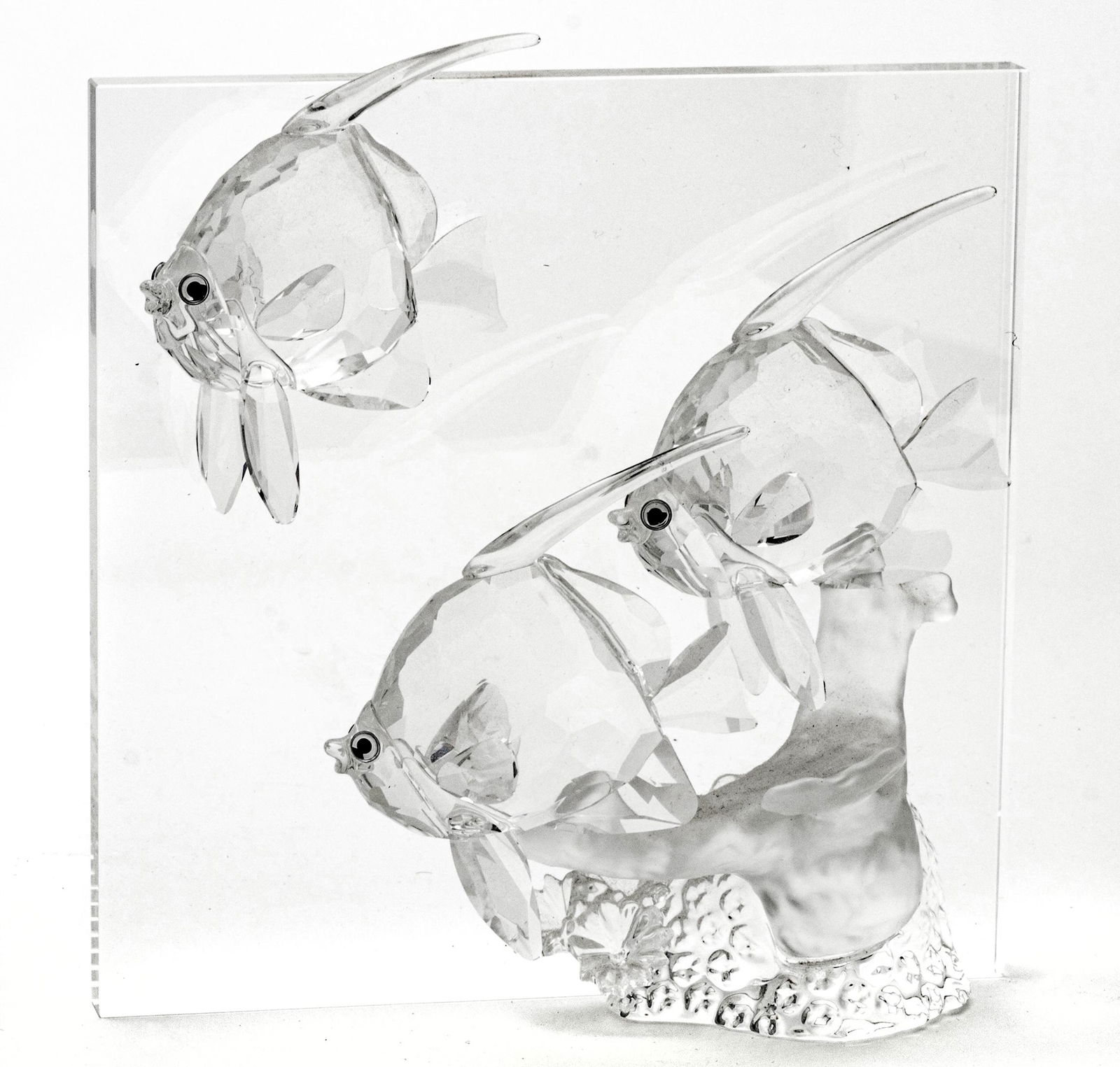 Swarovski (Austrian) Crystal Plaque Wonders Of The Sea, Community, H 7.75'' W 7.5'' (1 of 6)