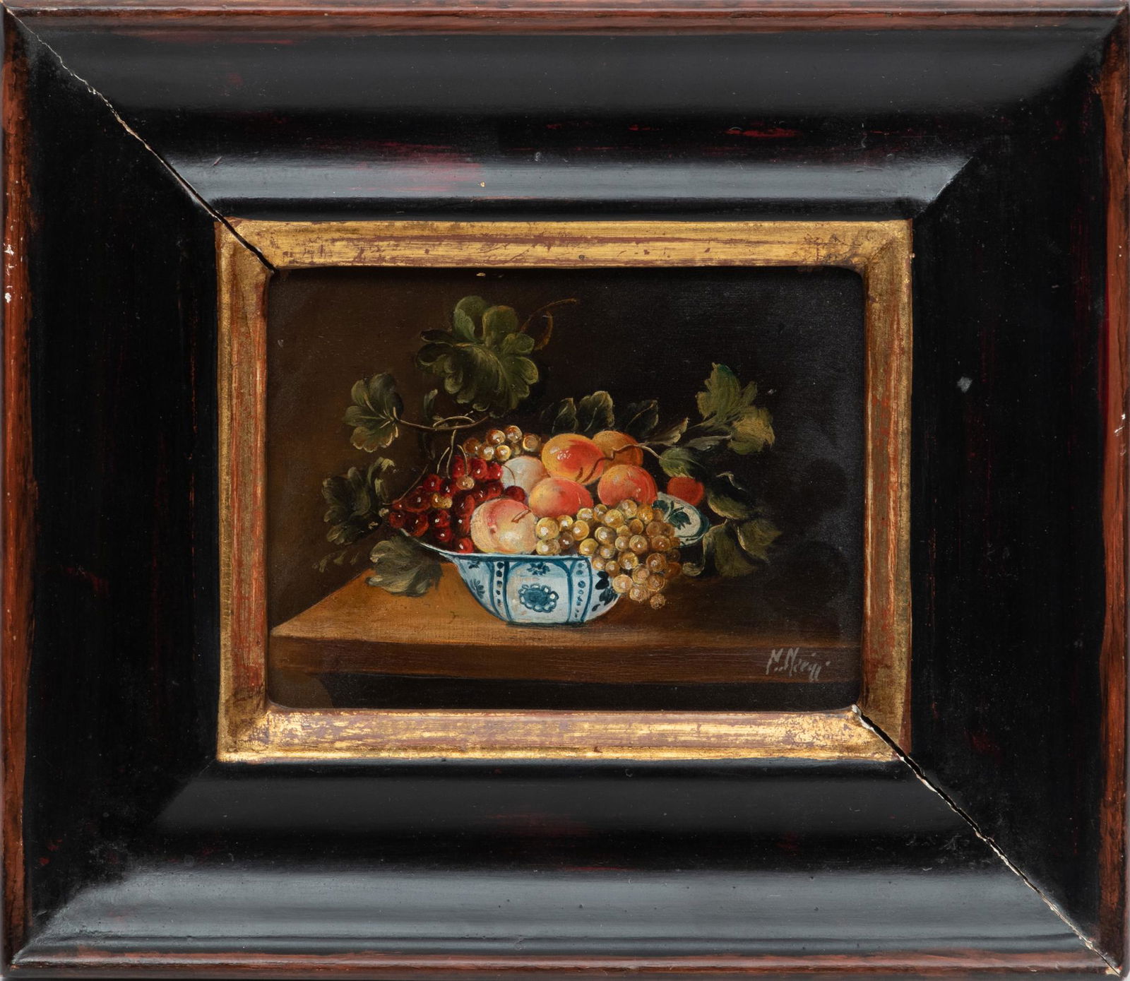 Maria Meriggi, Florence, Italy, Still Life On Copper, H 4'' W 5'' (1 of 4)