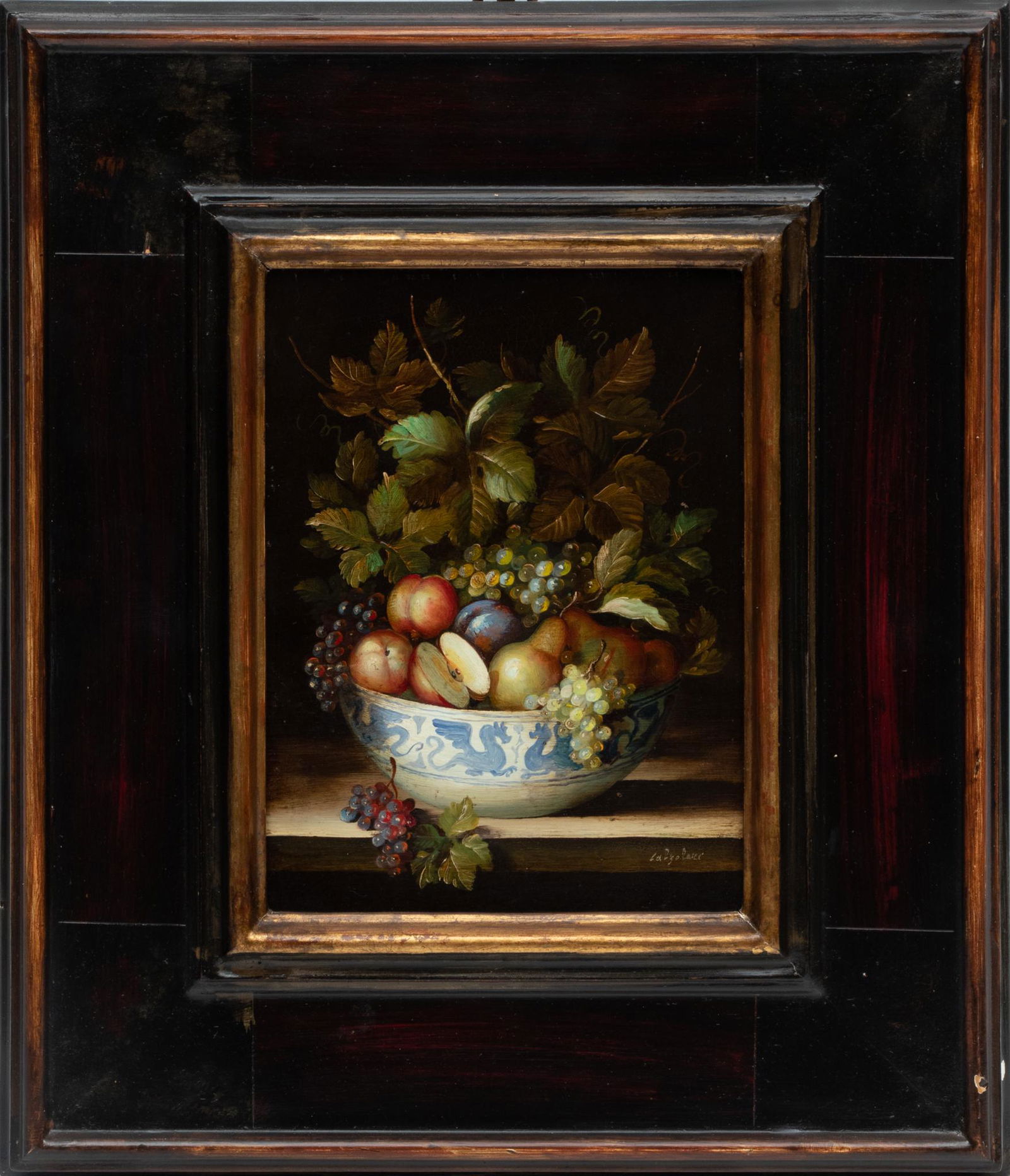 Italian School Oil On Copper Still Life H 8'' W 6'' (1 of 4)