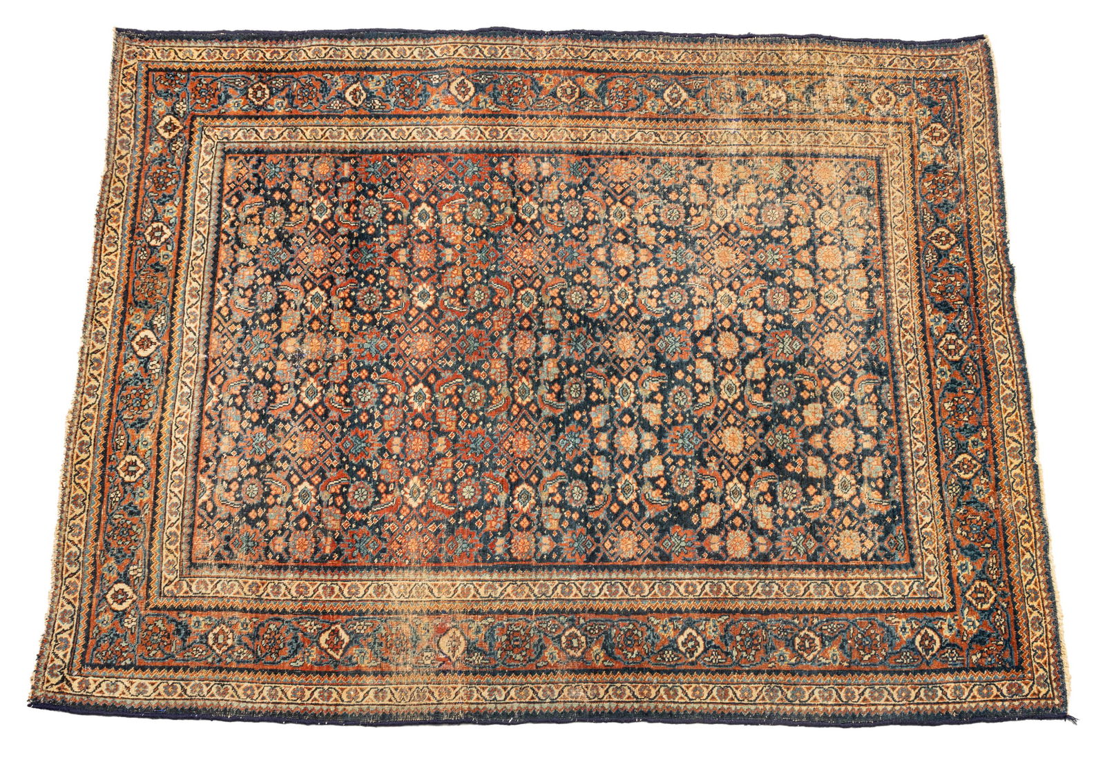 Persian Bidjar Handwoven Wool Rug, W 4' 7'' L 6' (1 of 3)