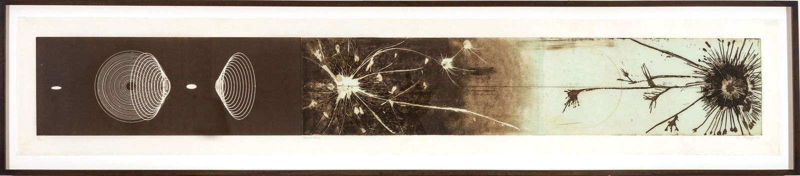 Judy Pfaff (American/British, B. 1946) Etching In Colors On Crown Kozo Paper, Ca. 1996, Eavesdrop, H (1 of 6)