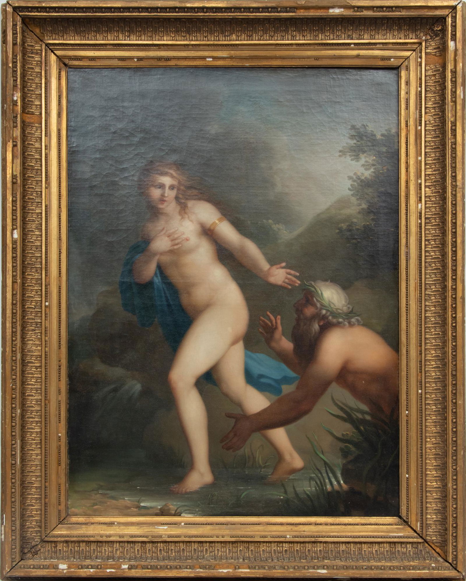 Att. To Angelica Kauffman, Oil On Canavas Alpheus & Arethusa, H 42.5'' W 31'' (1 of 4)