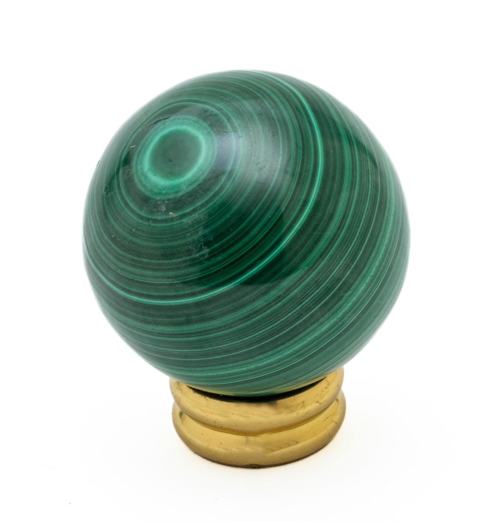 Malachite Sphere, Dia. 2.25'' (1 of 3)