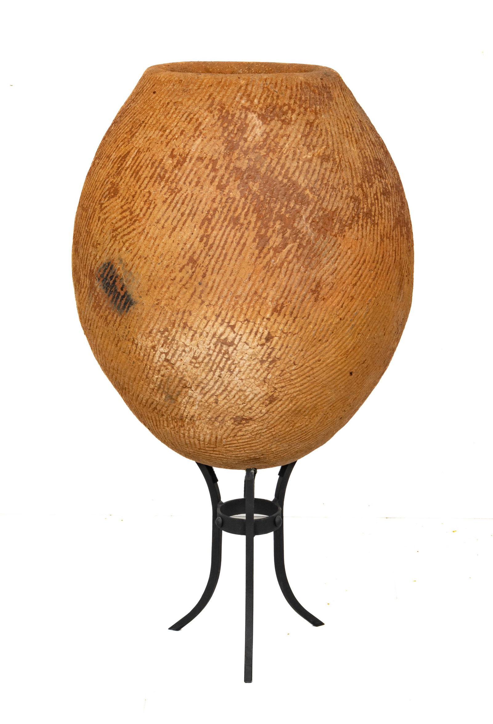 Mali Terracotta Water Vessel, H 28'' Dia. 23'' (1 of 5)