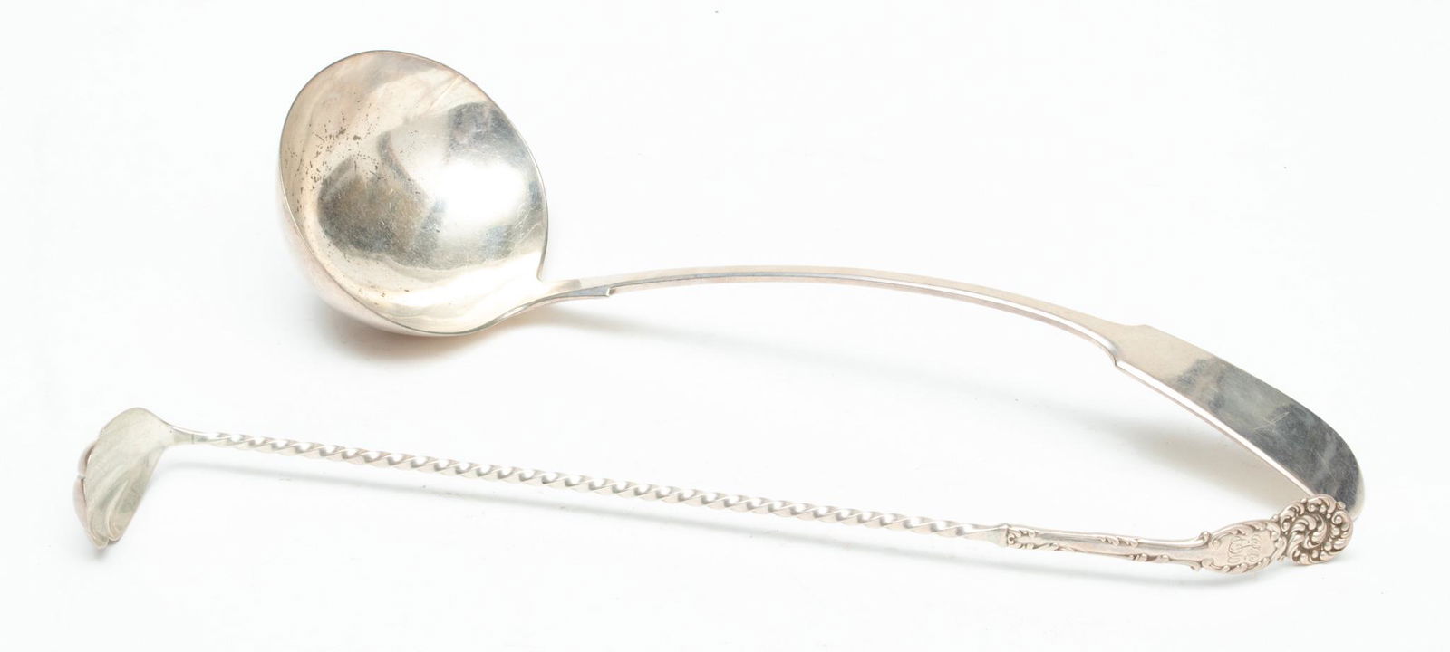 Sterling Silver And Silverplate Ladles, 2 pcs (1 of 4)