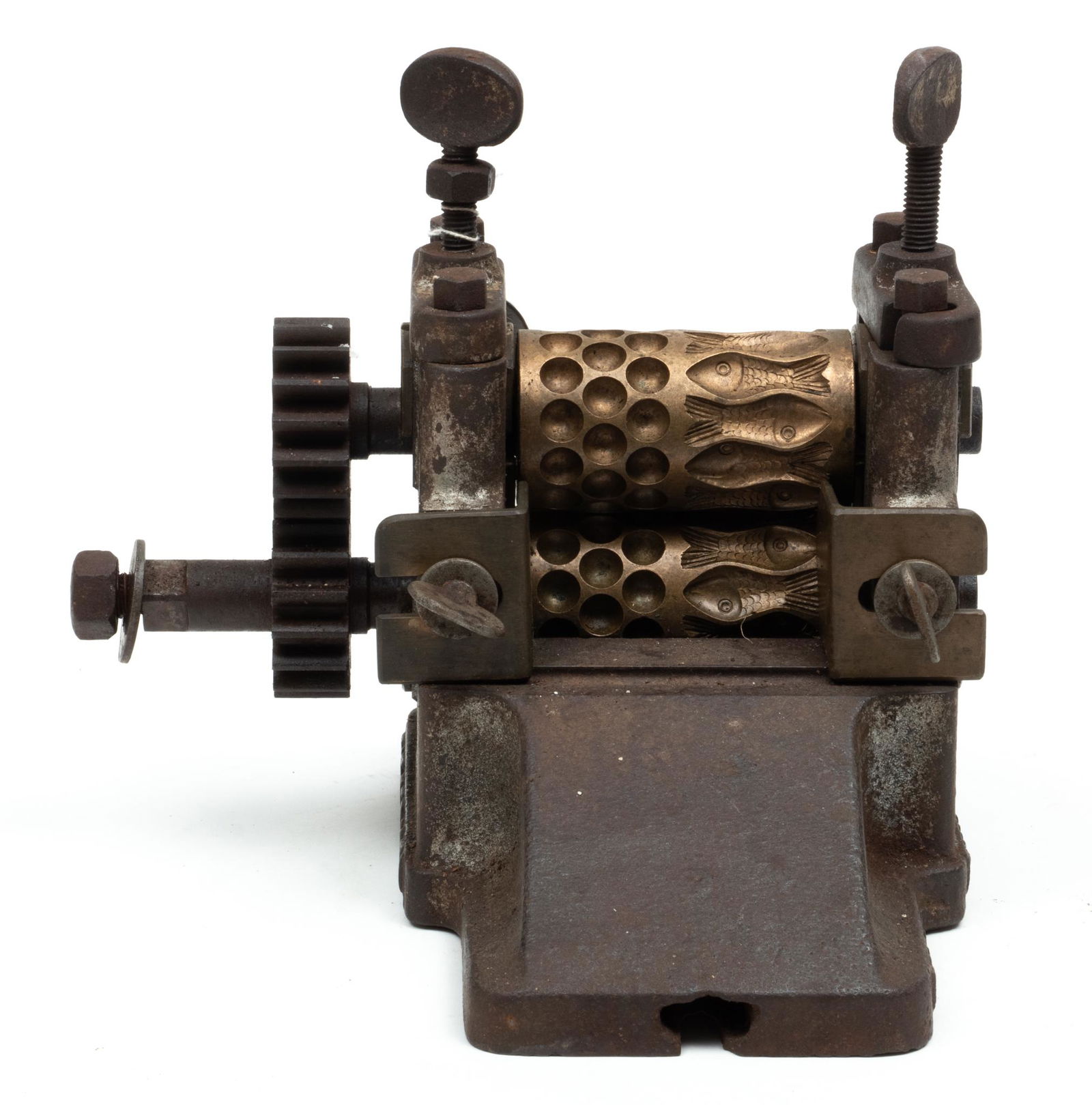 Cast Iron Candy Machine, C. 1900, H 9", W 12", D 9" (1 of 4)