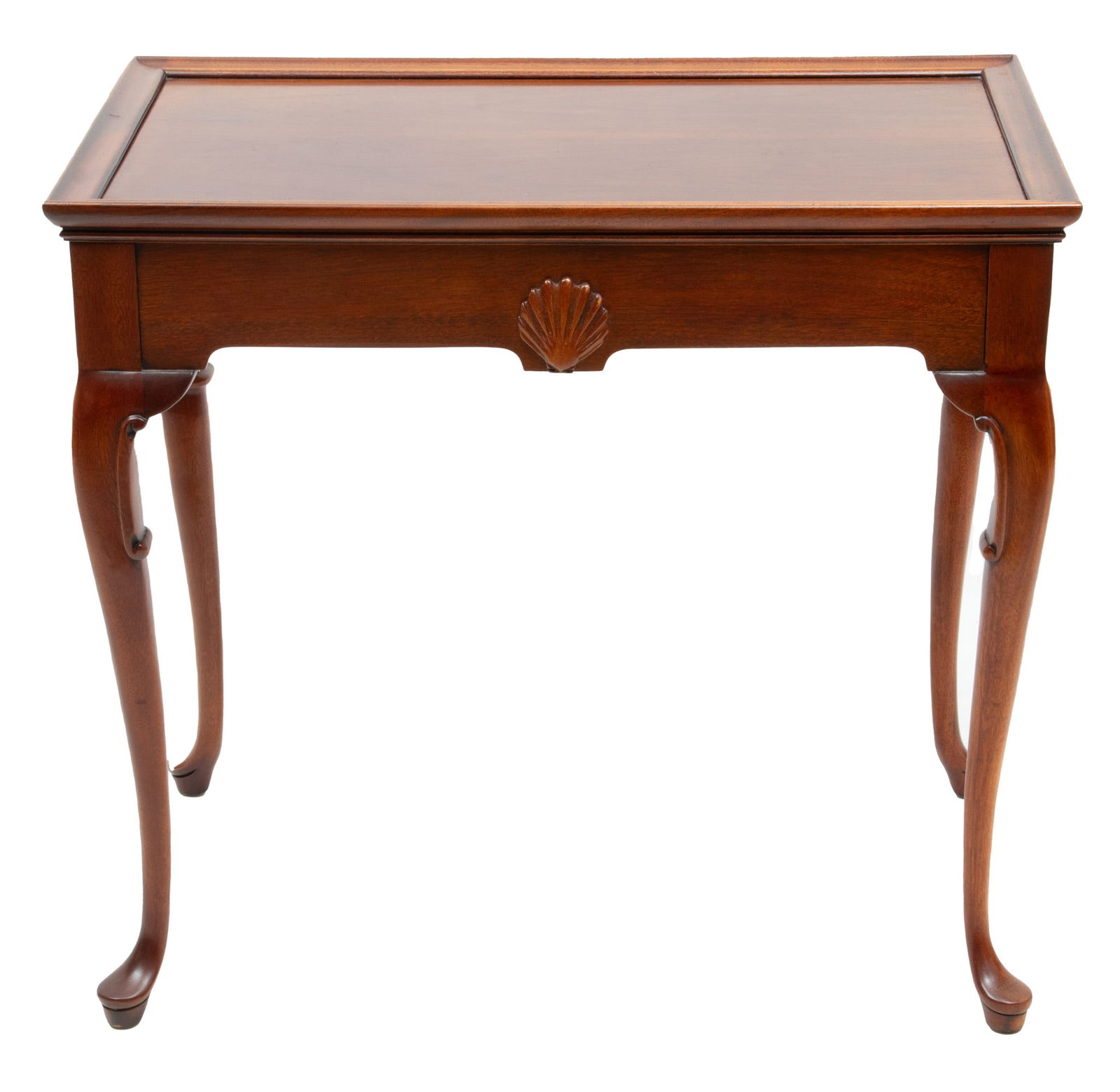 Queen Anne Style Mahogany Tea Table, 20Th C. H 25" W 18" D 28" (1 of 5)
