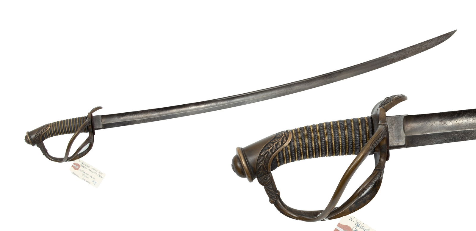 U.S. M1860 Cavalry Saber, W. Walscheid, Solingen, Ca. Mid 19th C., L 41" (1 of 5)