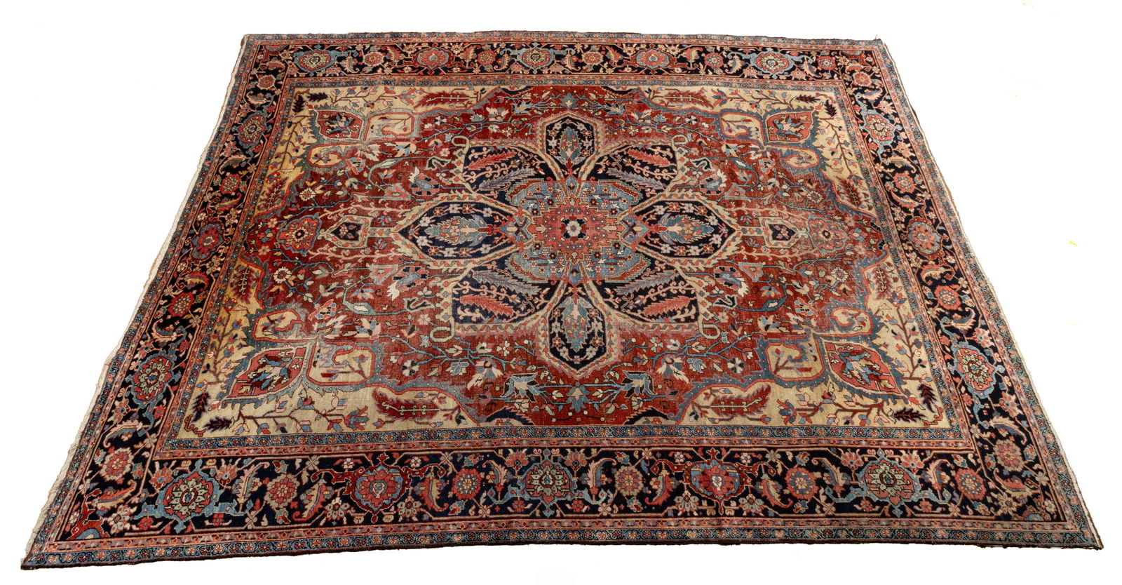 Persian Serapi Handwoven Wool Rug H 11'3" W 14'6" (1 of 4)