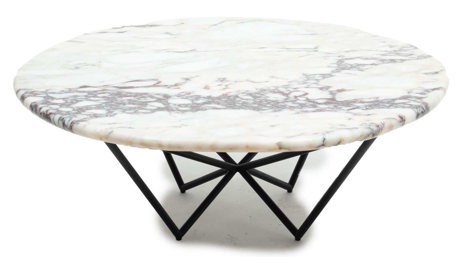 Kara Mann (Chicago, Est. 2005) For Baker Furniture, Honed Granite Coffee Table, H 15.75" Dia. 41" (1 of 3)