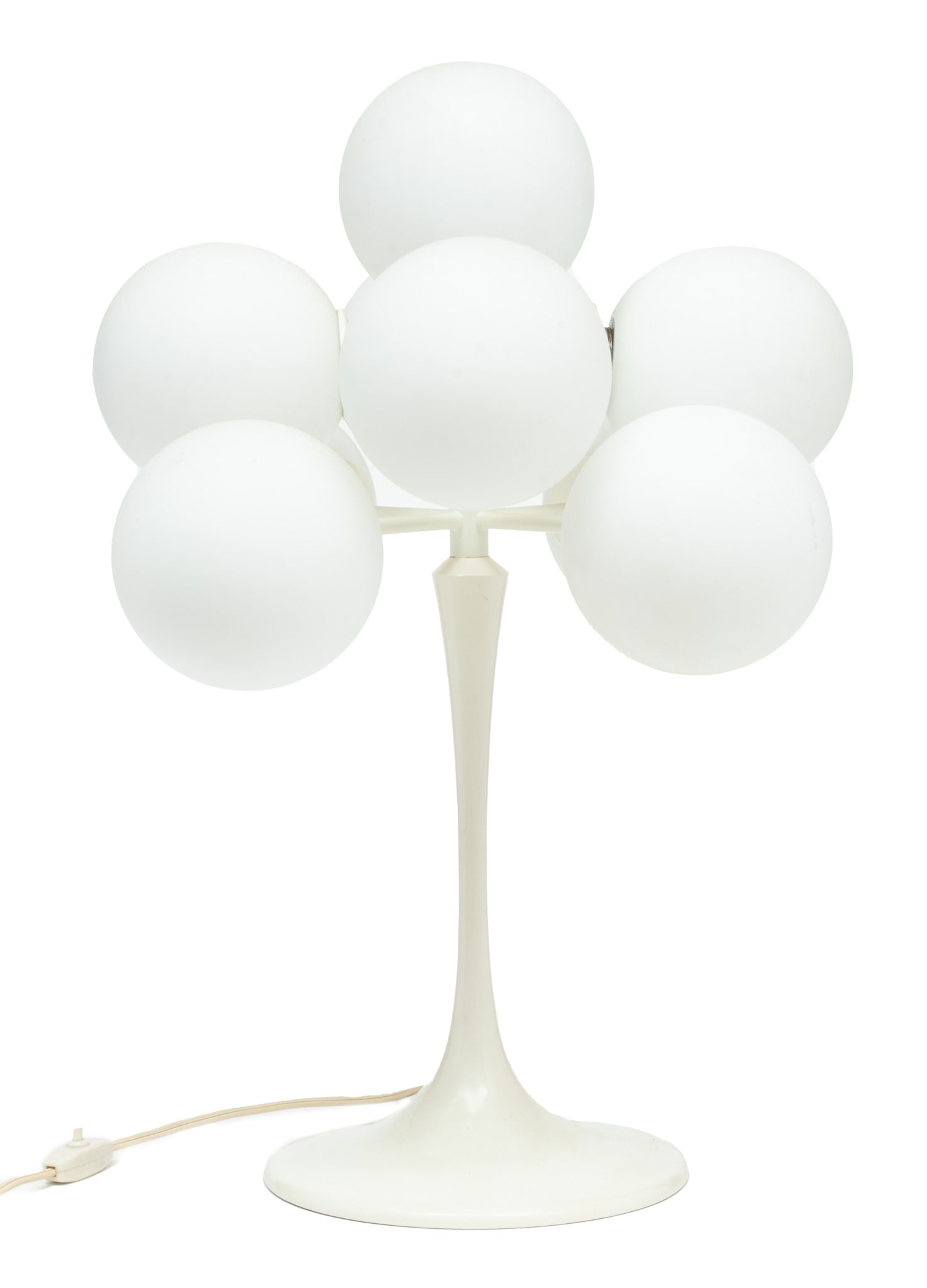 Eva Renée Nele For Temde Leuchten (German) Enameled Aluminum, Frosted Glass, Enameled Steel Ca. (1 of 3)