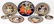 061351: BJORN WIINBLAD FOR ROSENTHAL PORCELAIN PLATES