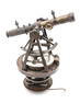 L. Beckmann (Toledo, Ohio) Brass Surveyor's Transit, Tripod Base, Ca. 1880, H 12" L 10.75"