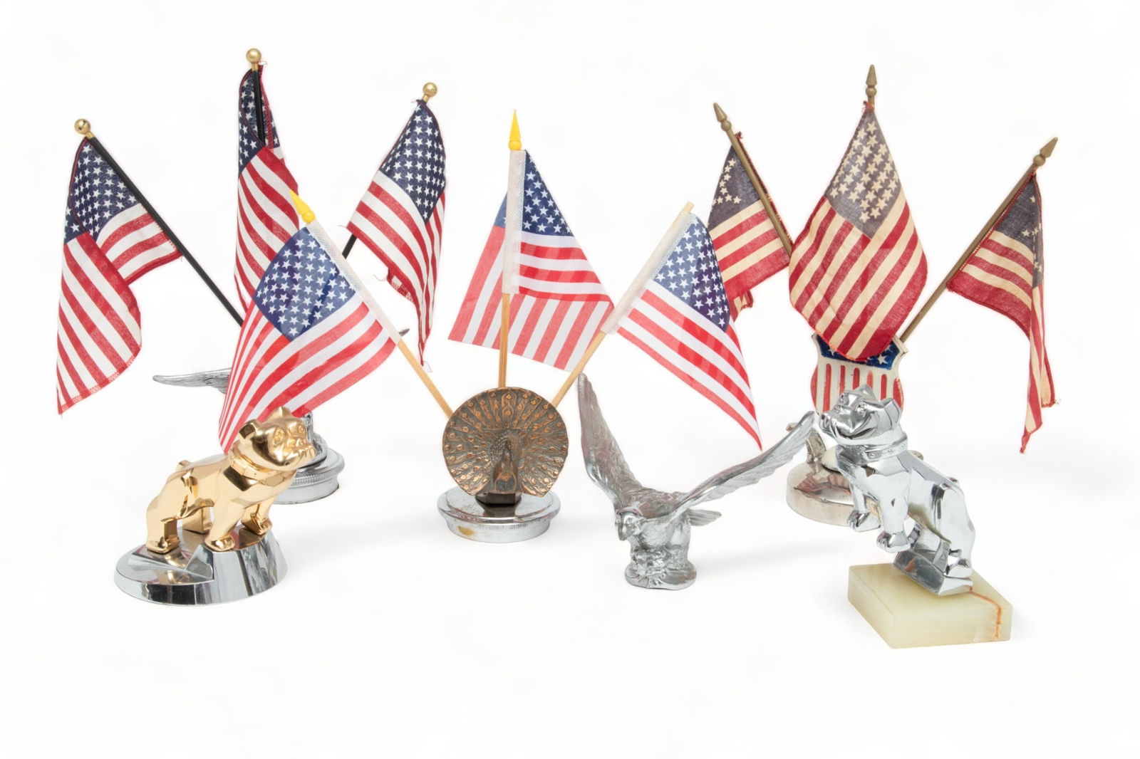 American Accessory Motor Mascots, Ca. 20th C., 6 pcs (1 of 5)