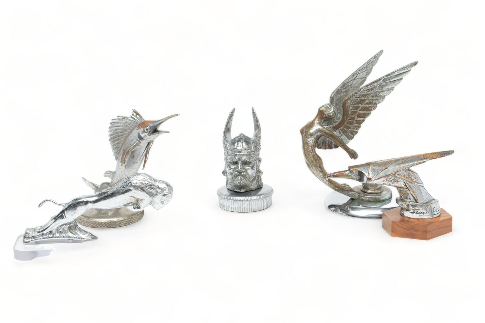 American And European Motor Mascots, Ca. Early to Mid 20th C., 5 pcs (1 of 7)