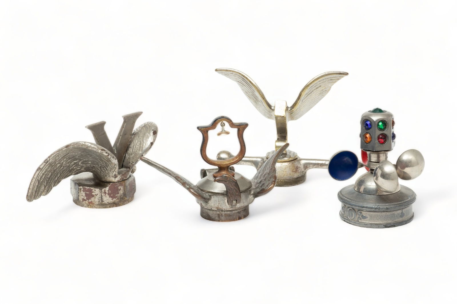 American Motor Mascots, Jewett, Velie, Ca. 1920s, 4 pcs (1 of 4)