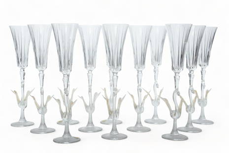 Murano Champagne Flutes in Mountainside, NJ