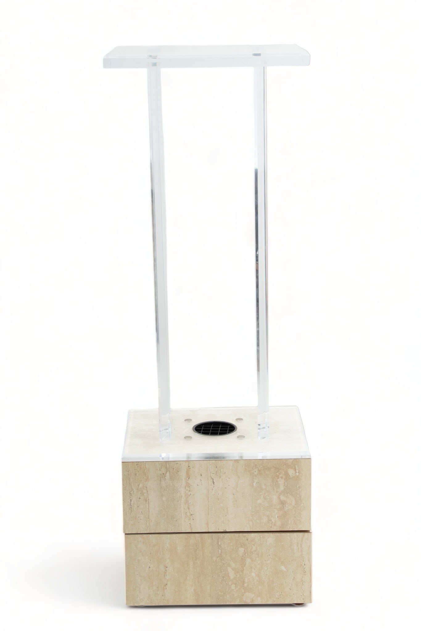 Illuminated Acrylic Display Pedestal, H 44" W 12" L 15" (1 of 3)