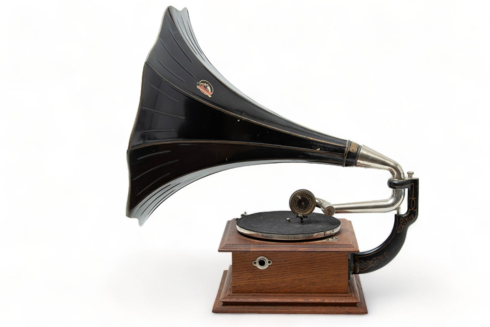 Victor Talking Machine Company Vic. I Phonograph,  Early 20th C., H 9.5" W 15" Depth 10.75" , SN: (1 of 4)