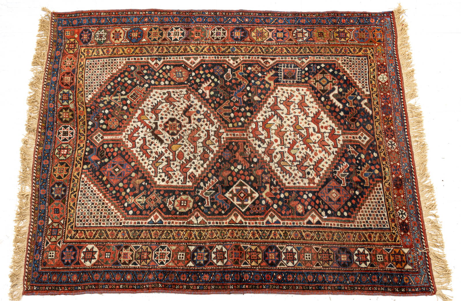 Persinan Khamesh Hand Woven Oriental Rug Ca. 19201930, W 4' 10'' L 5' 10'' Auction