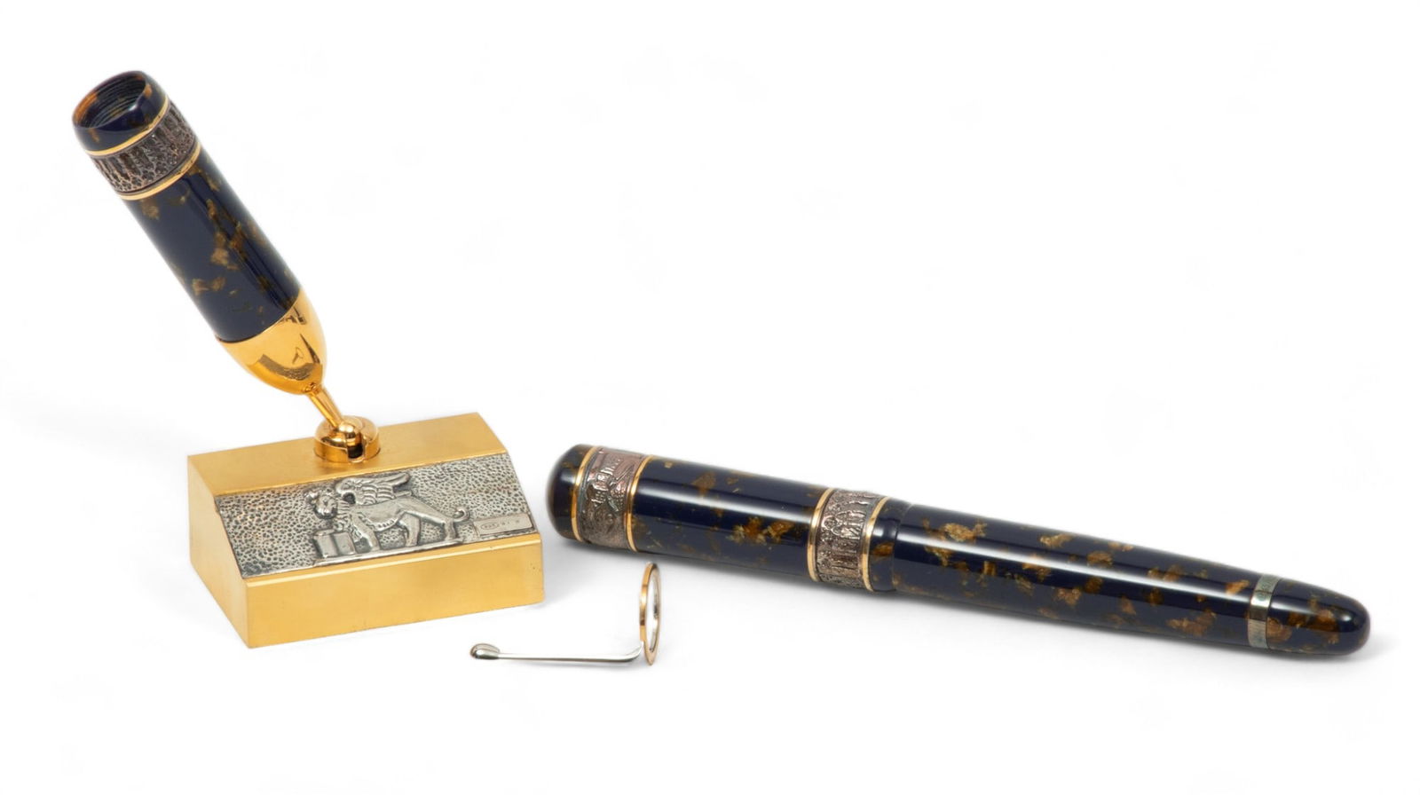 Delta (Italian) Celluloid And Sterling Silver Ca. 1998, "Venezia Limited Edition Fountain Pen", L (1 of 14)