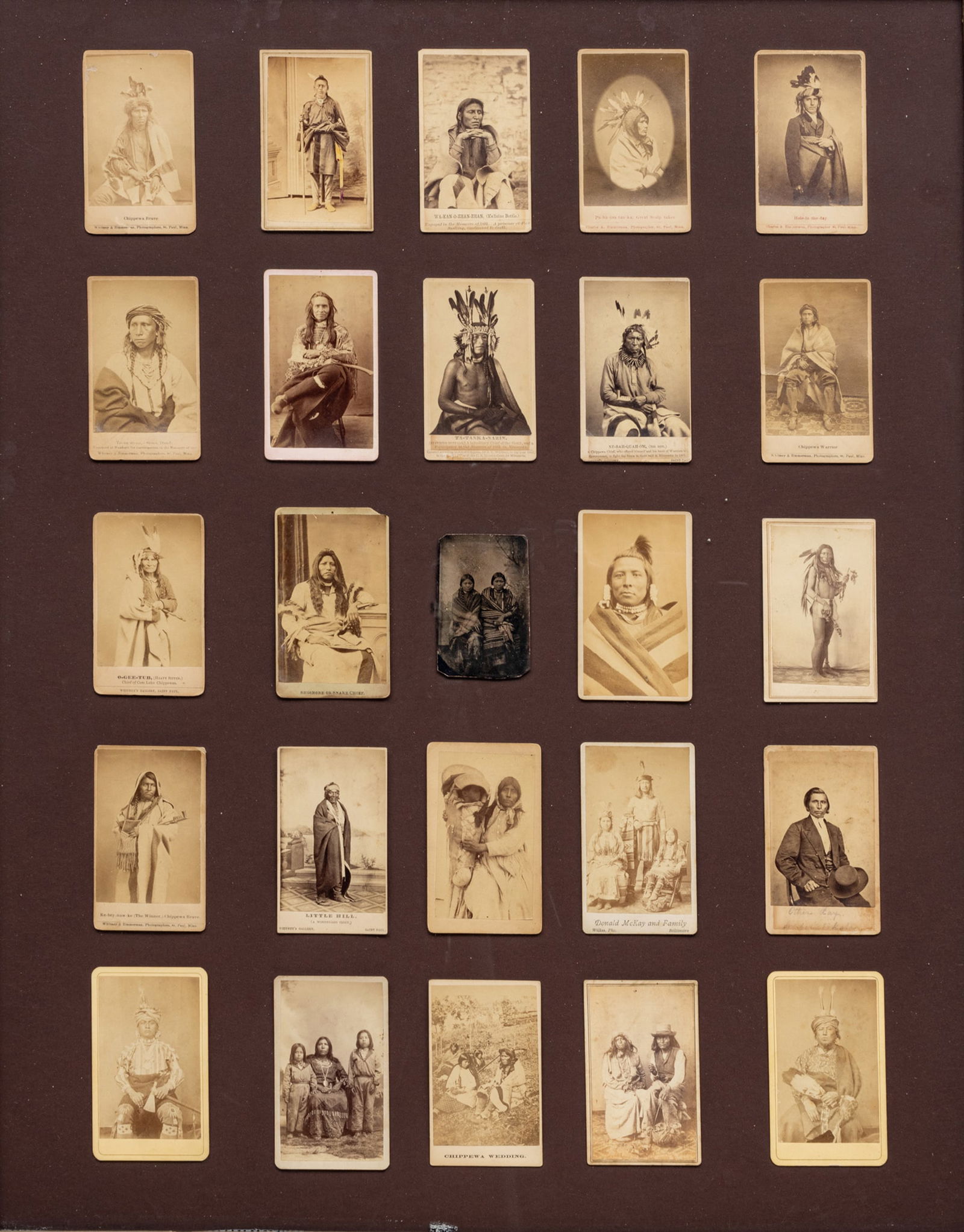 Native American Cartes De Visite And One Tintype, Ca. 19th C., 25 pcs (1 of 14)