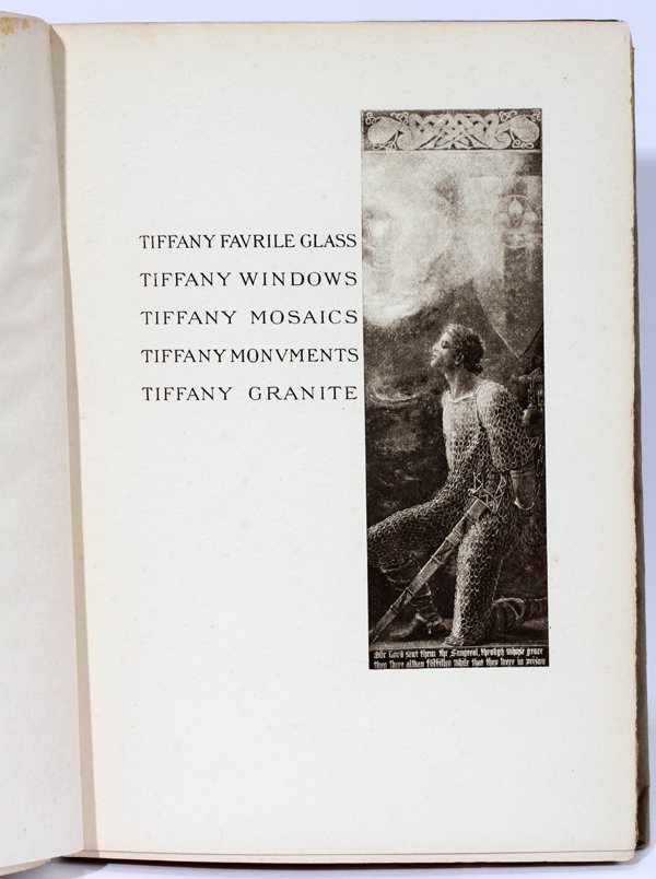 ECCLESIASTICAL DEPT TIFFANY STUDIOS: MEMORIALS: 'ECCLESIASTICAL DEPARTMENT TIFFANY STUDIOS: MEMORIALS IN GLASS & STONE', 1922:
