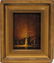 102058: HARVEY JOINER OIL ON WOOD PANEL, 8" X 6", FALL