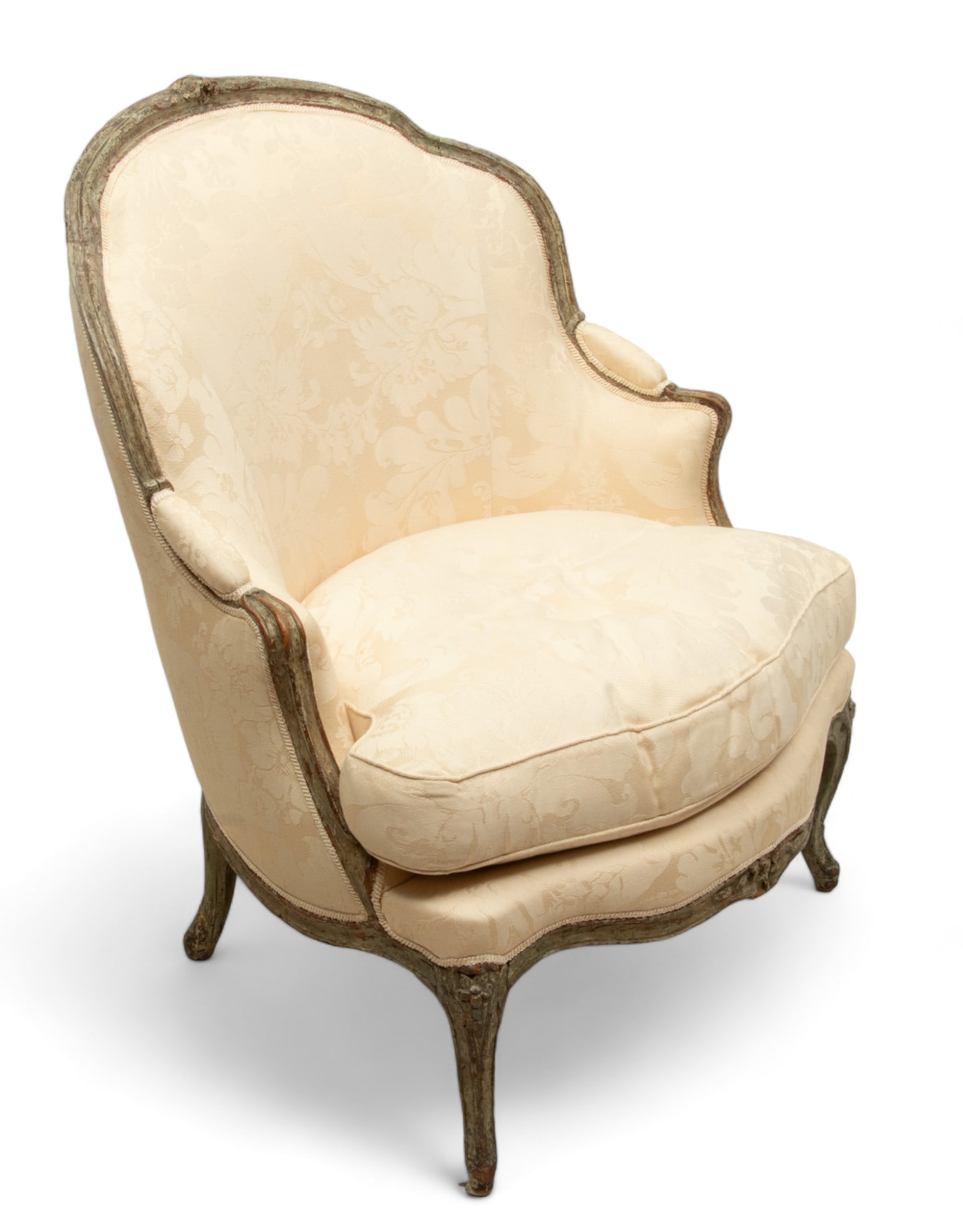 Attributed to Claude-Etienne Michard (French, 1732-1794) Louis XV Period Hand Carved And Painted (1 of 9)