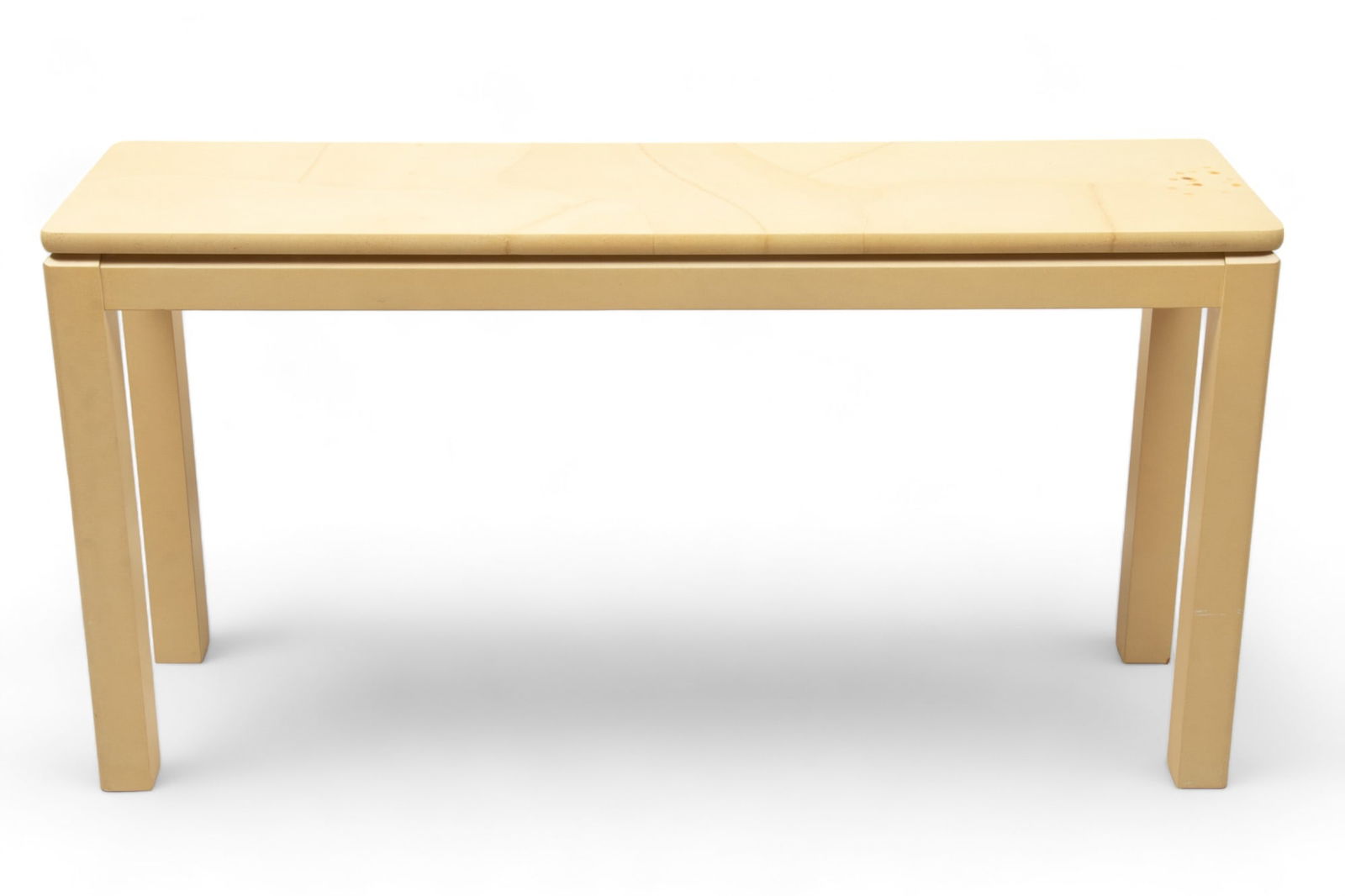 Karl Springer (American, 1931-1991) Console Table H 29" L 56.25" Depth 16.5" (1 of 6)