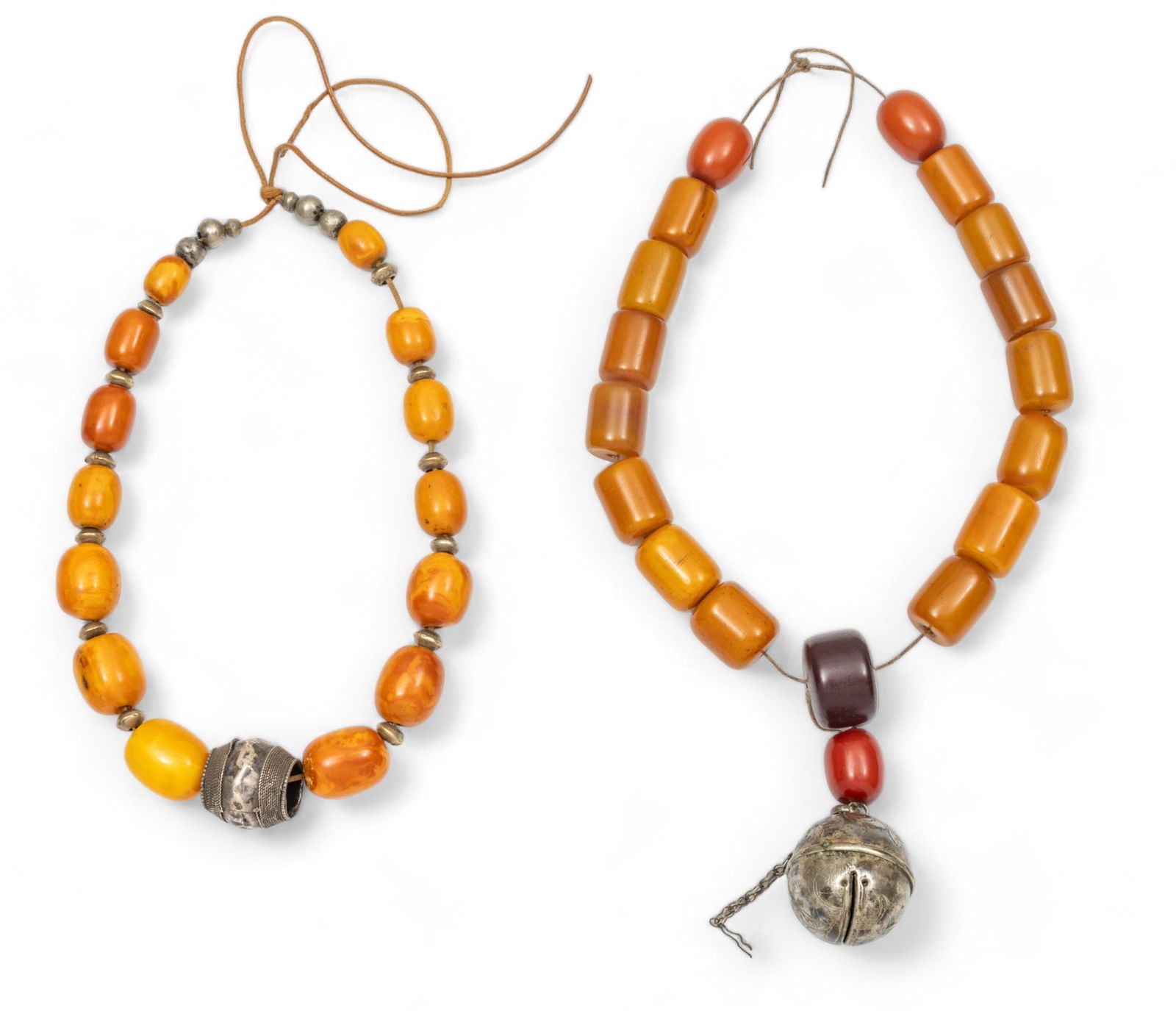 Amber Baltic Sea Amber Necklaces, L 16" 2 pcs (1 of 5)