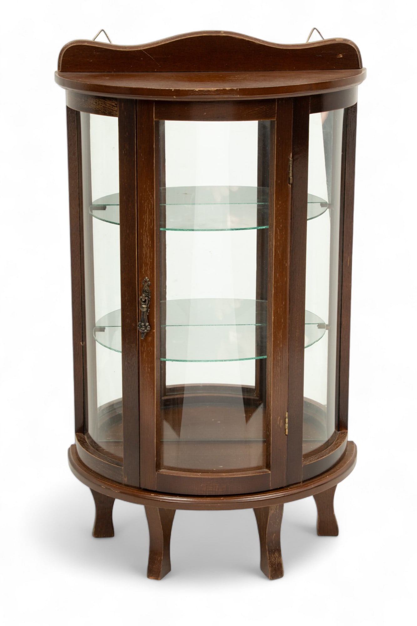 Miniature Curio Cabinet Ca. 1970, H 22" W 13" Depth 6" (1 of 5)