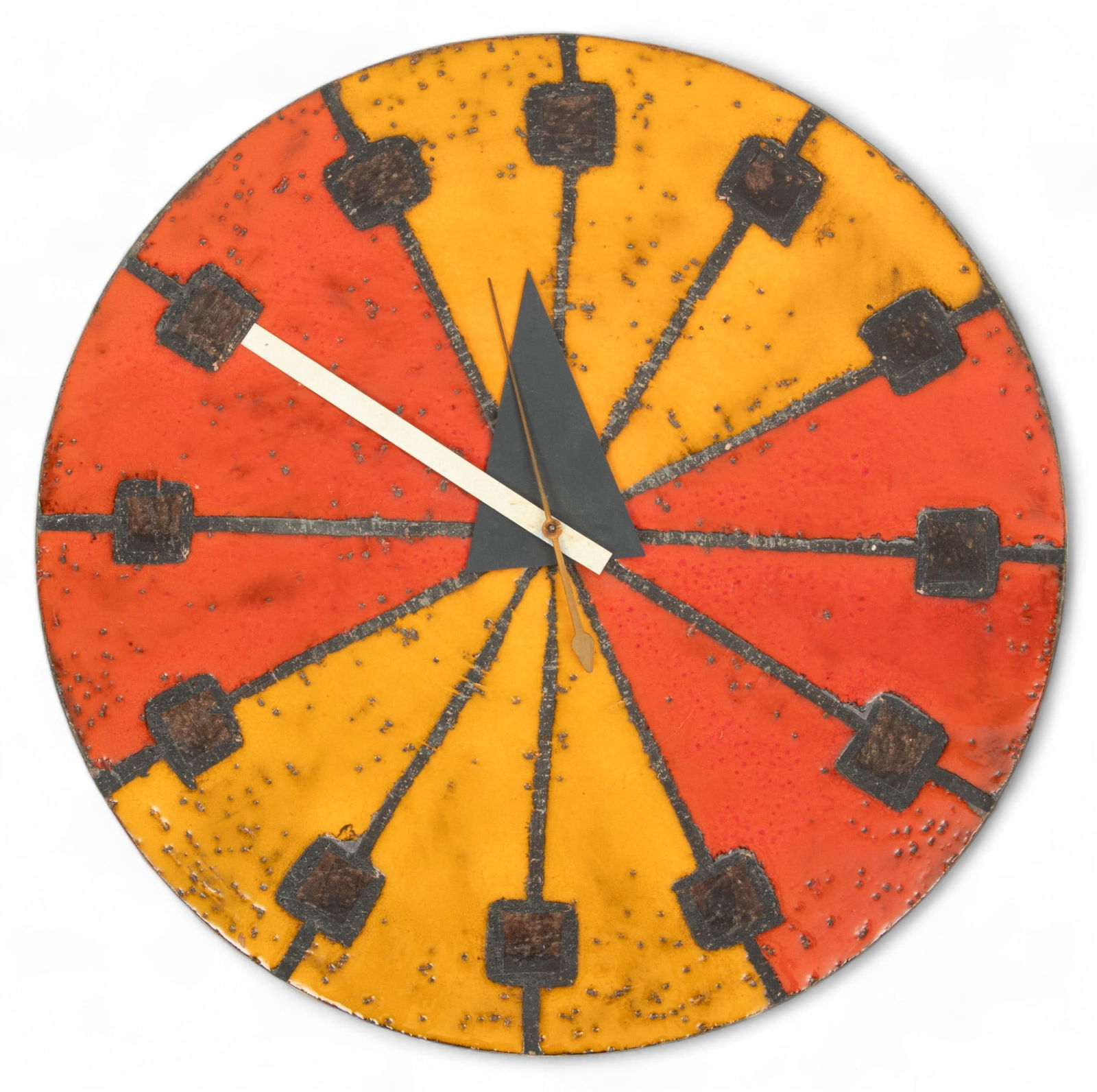 George Nelson & Associates Meridian Wall Clock Model 7542, Herman Miller Clock Company,  1974, Dia. (1 of 4)