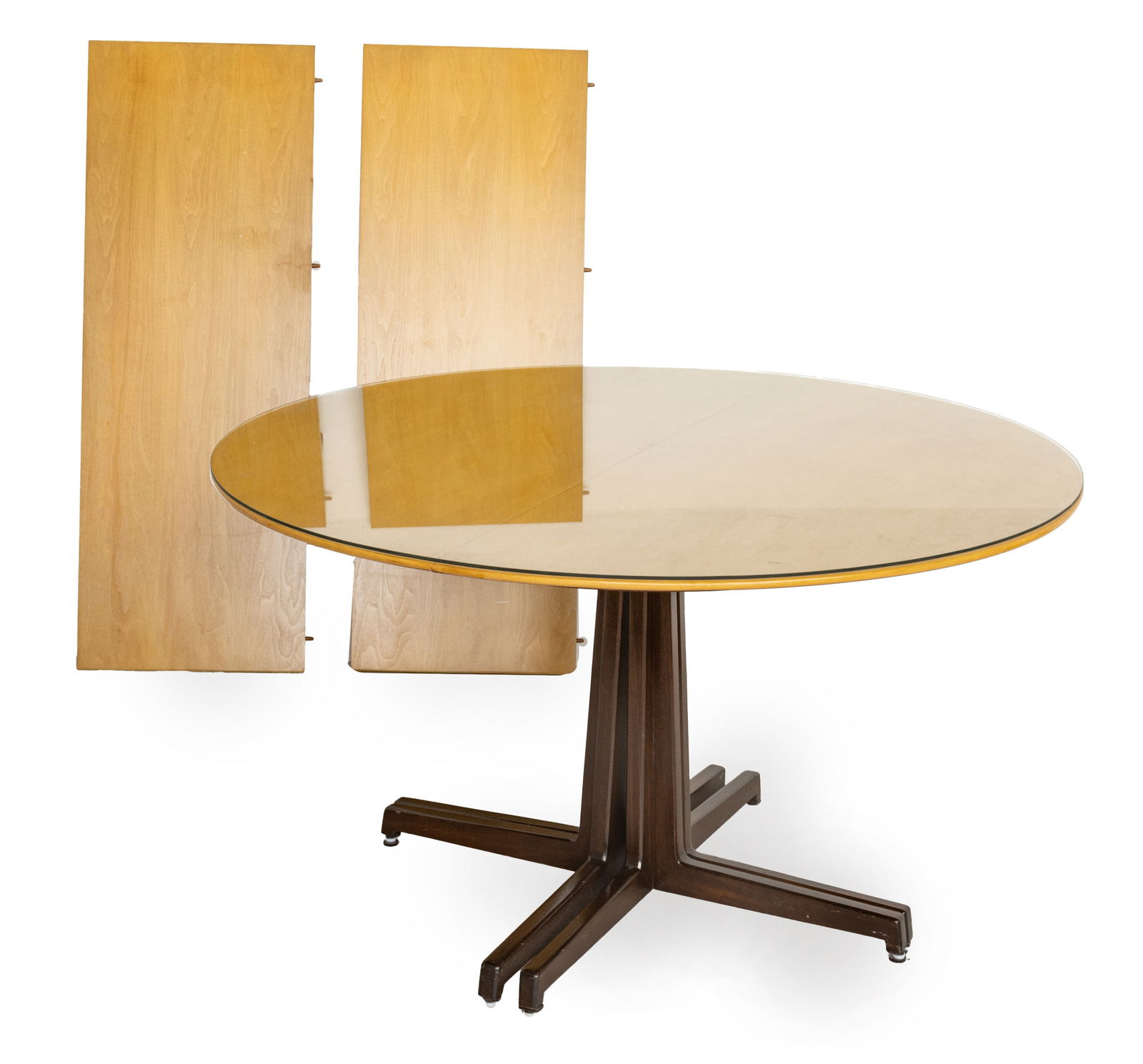 Edward Wormley (American, 1907-1995) for Dunbar, Round Top Dining Table, H 28" Dia. 50" (1 of 7)