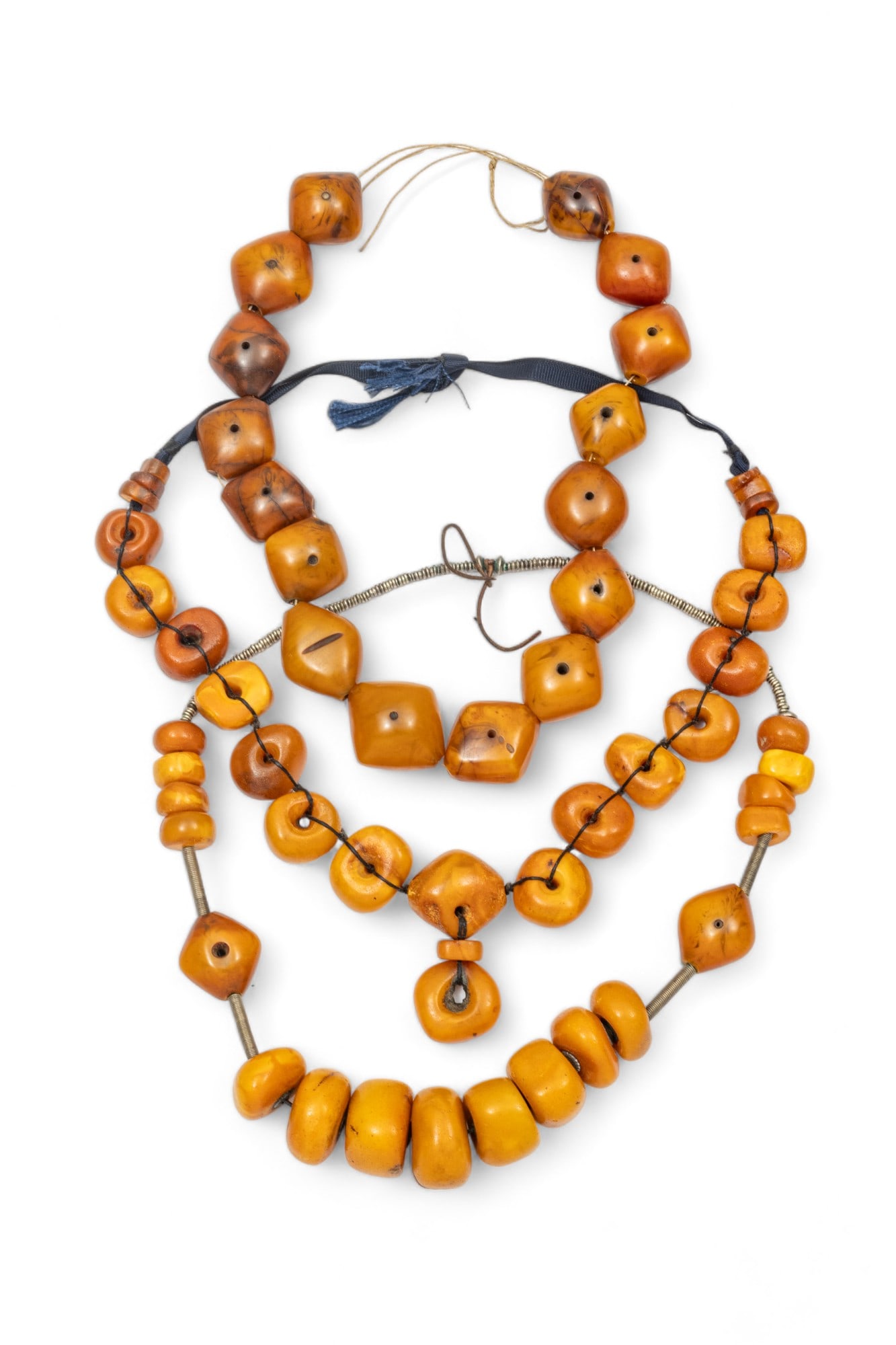 Amber Necklaces, 3 pcs (1 of 6)
