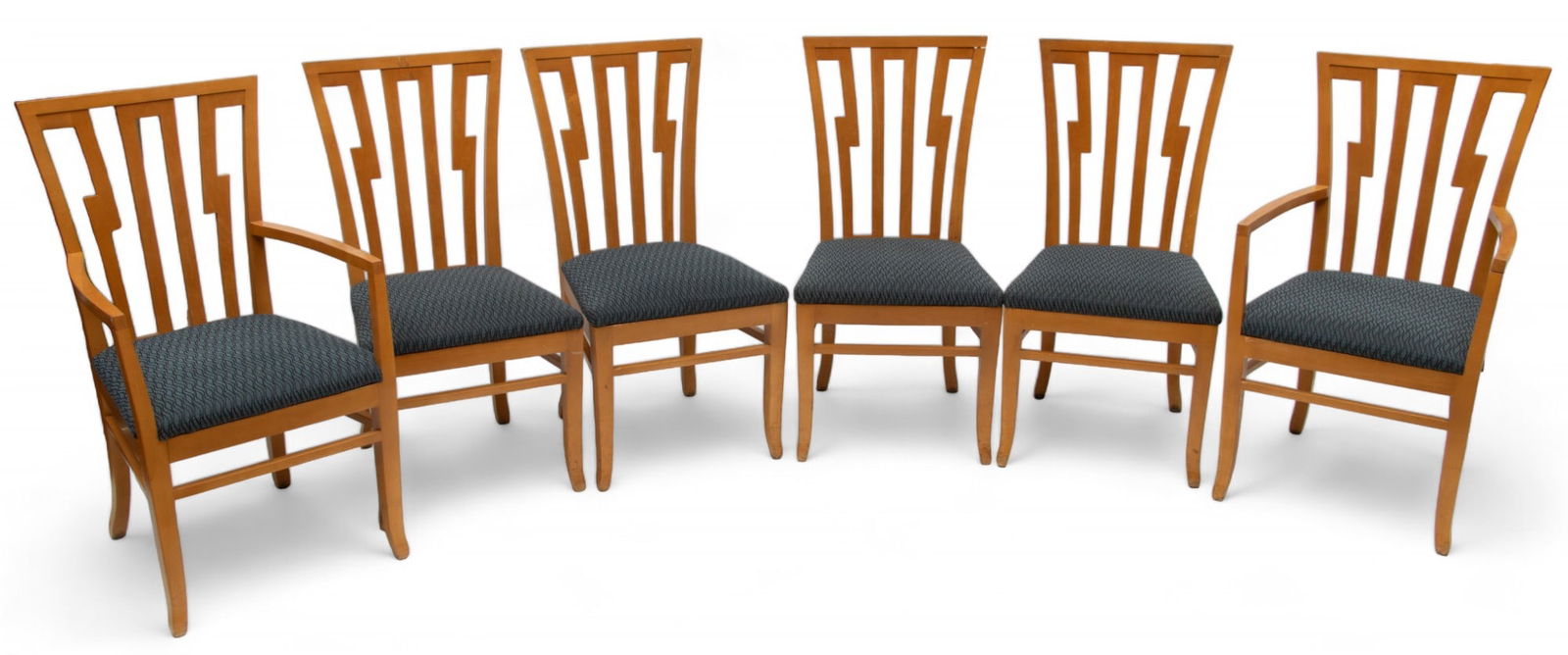 Charles Phillips & Sons Maple Set of Chairs H 38" W 20" L 20" 6 pcs: Charles Phillips & Sons Maple Set of Chairs H 38" W 20" L 20" 6 pcs | Ron Saarinen Swanson who owned Architectura reproduced these chairs from the Saarinen chairs in his grandparent's family dining ro