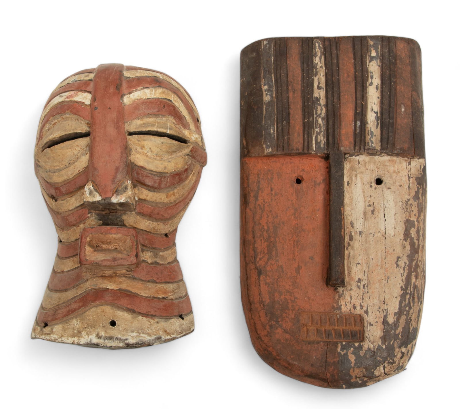 Democratic Republic of Congo, Songye Peoples, And Gabon, Adouma (Duma) Peoples, Carved Wood (1 of 2)