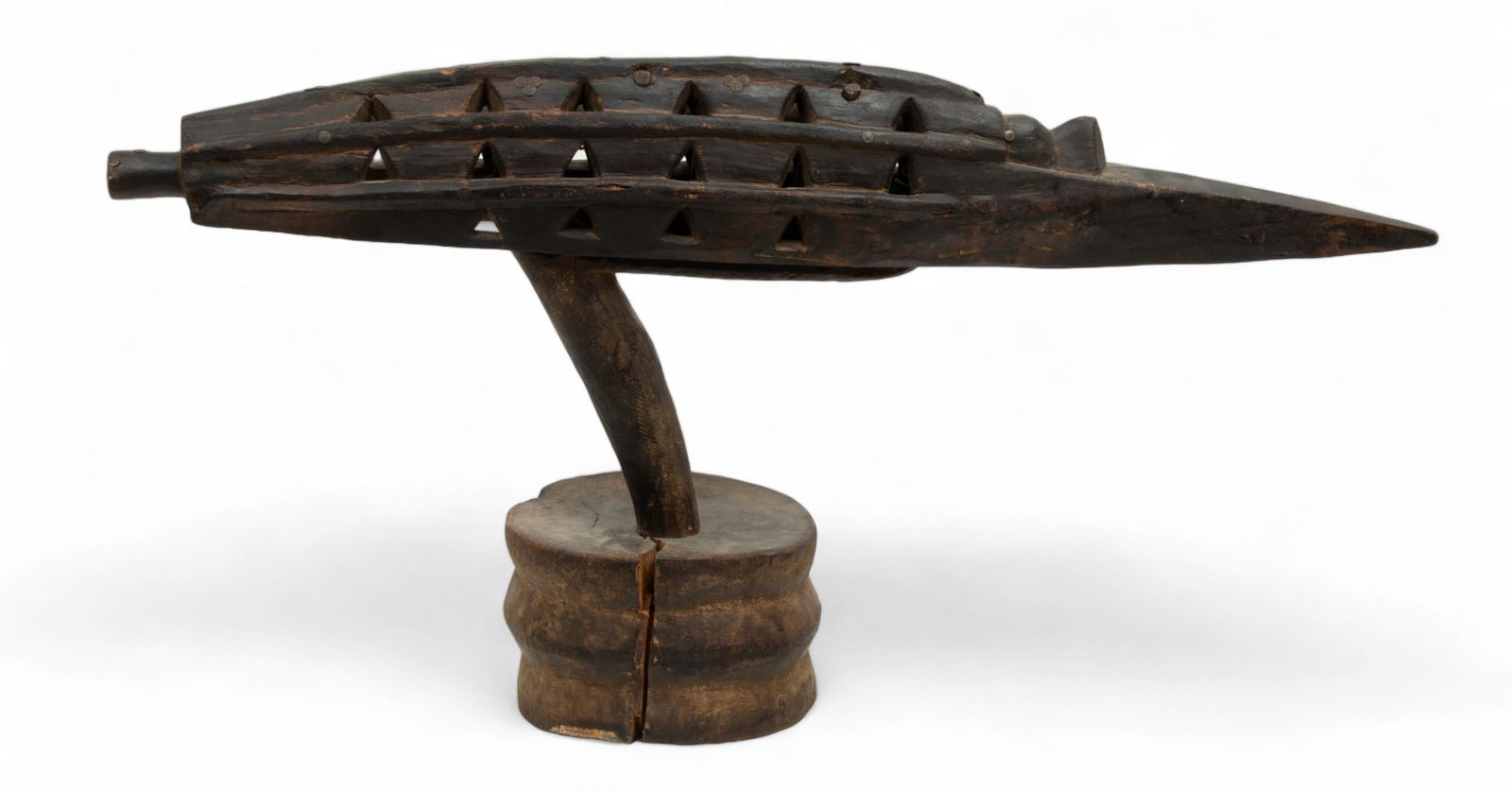 Guinea (Niger River Region), Baga Peoples, Carved Wood Headdress And Shrine Figure (A-tshol), H 22" (1 of 5)