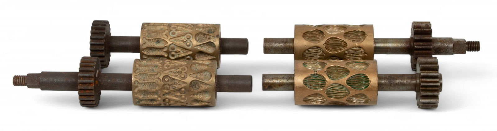 Thomas Mills Two Pairs Almond Shape Candy Rollers & Scissor, Fish Candy Molds, 4 pcs (1 of 2)