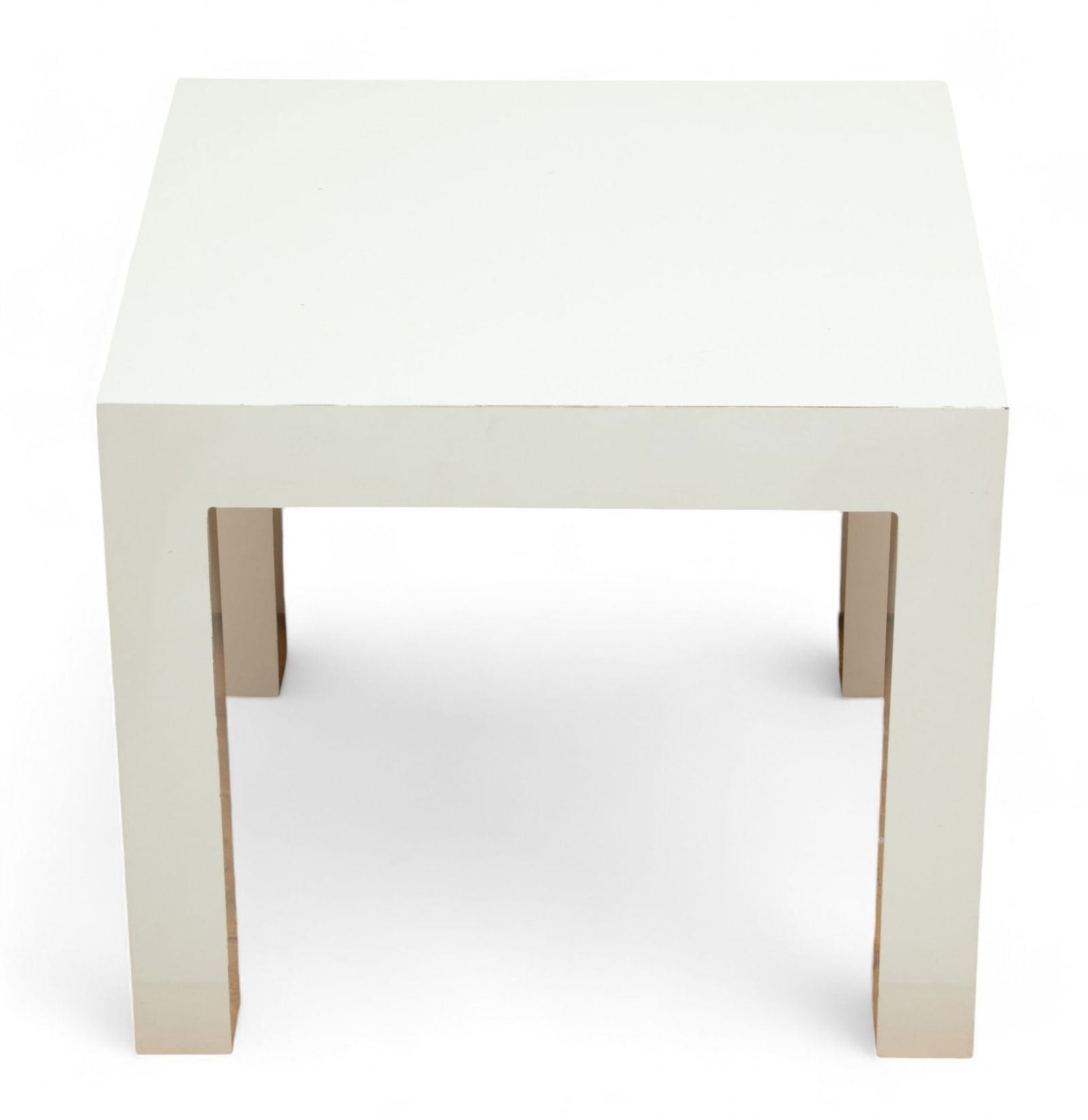 In the Style of Milo Baughman for Thayer Coggin, Parsons Style Table, Ca. 20th C., H 17" W 20" L 20" (1 of 3)