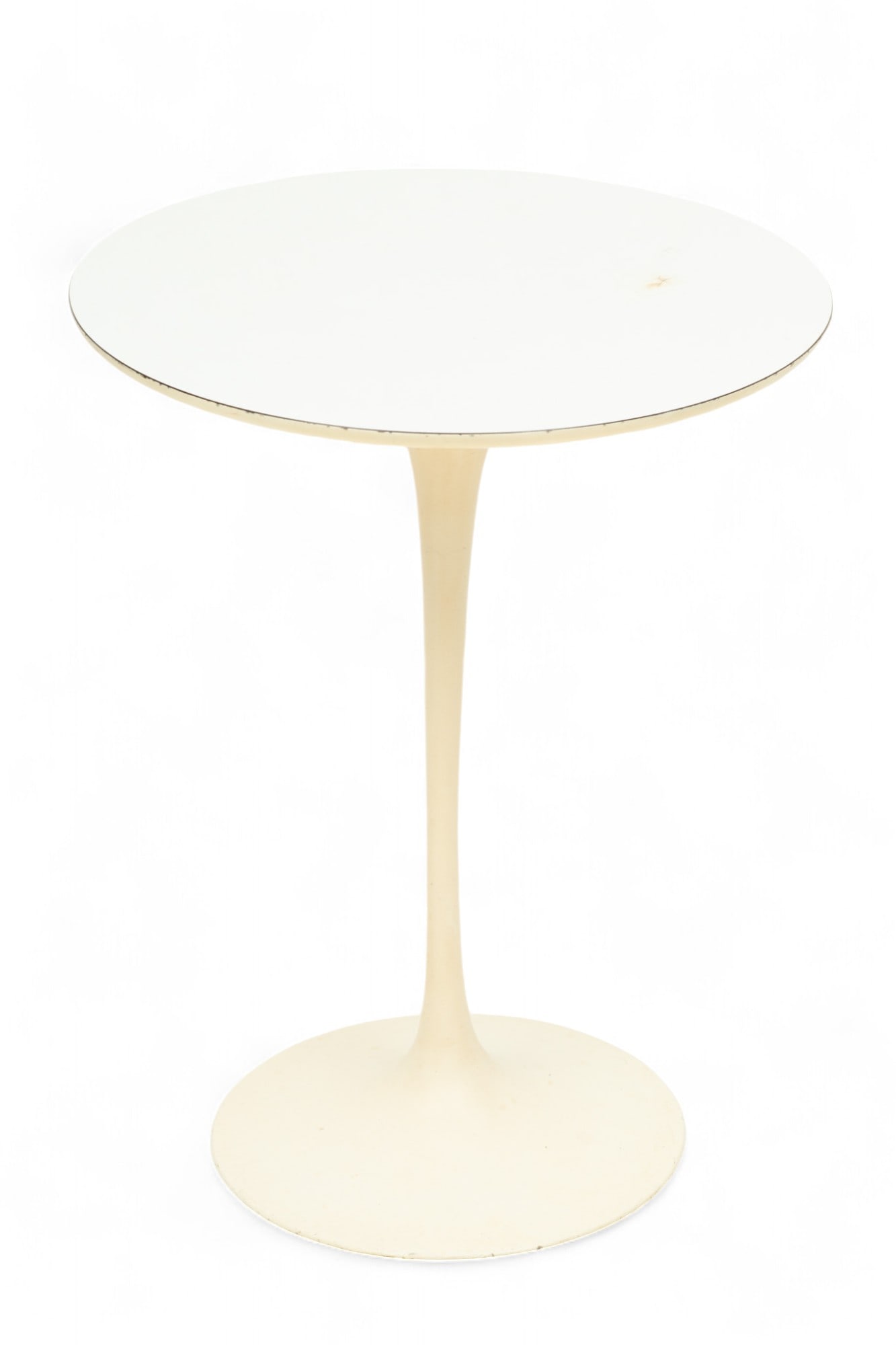 Eero Saarinen (Finnish, American, 1910-1961) for Knoll, Tulip Side Table, H 20" Dia. 16" (1 of 3)