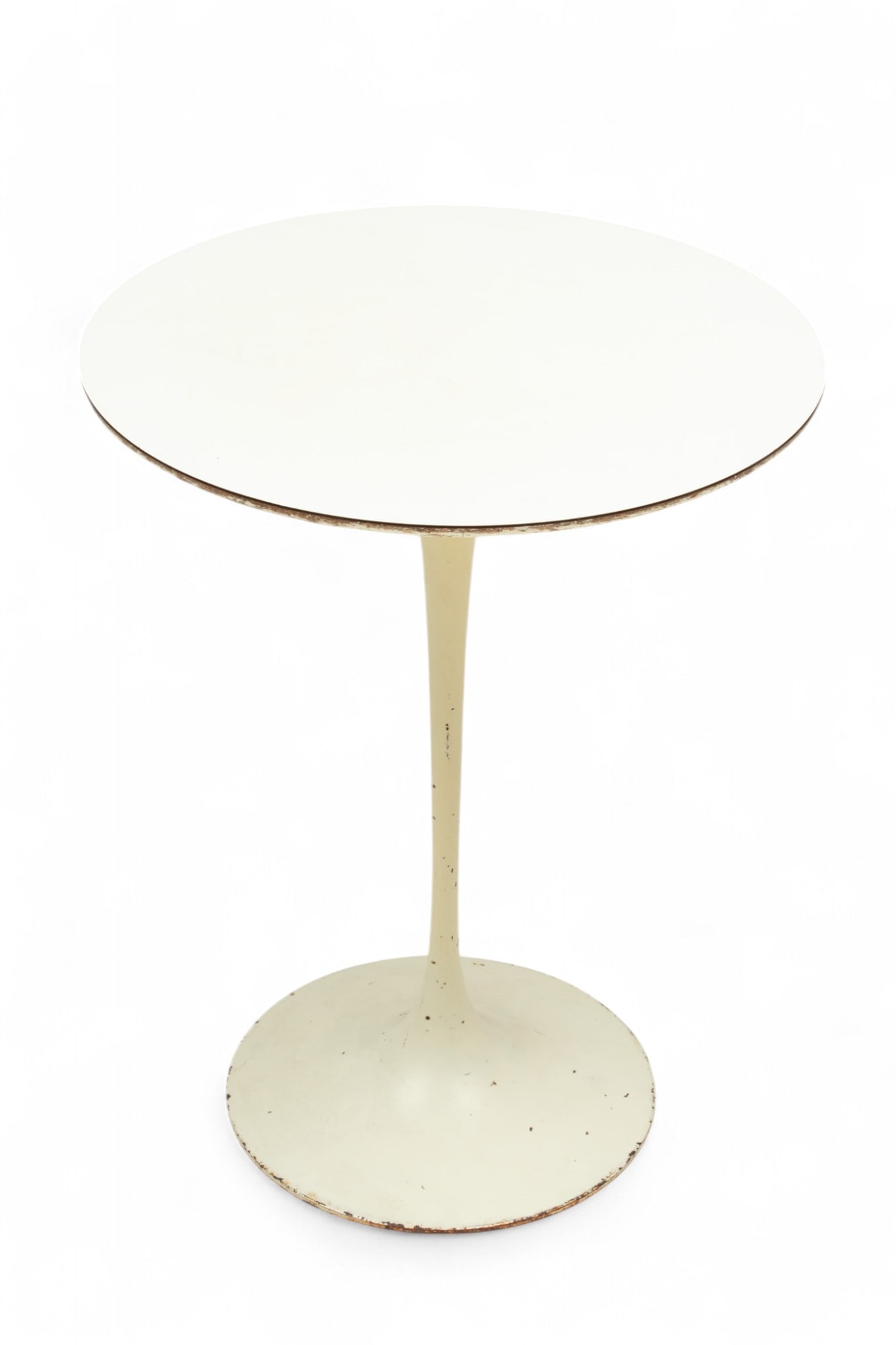 Eero Saarinen (Finnish, American, 1910-1961) for Knoll, Tulip Side Table, H 20.25" Dia. 16" (1 of 3)