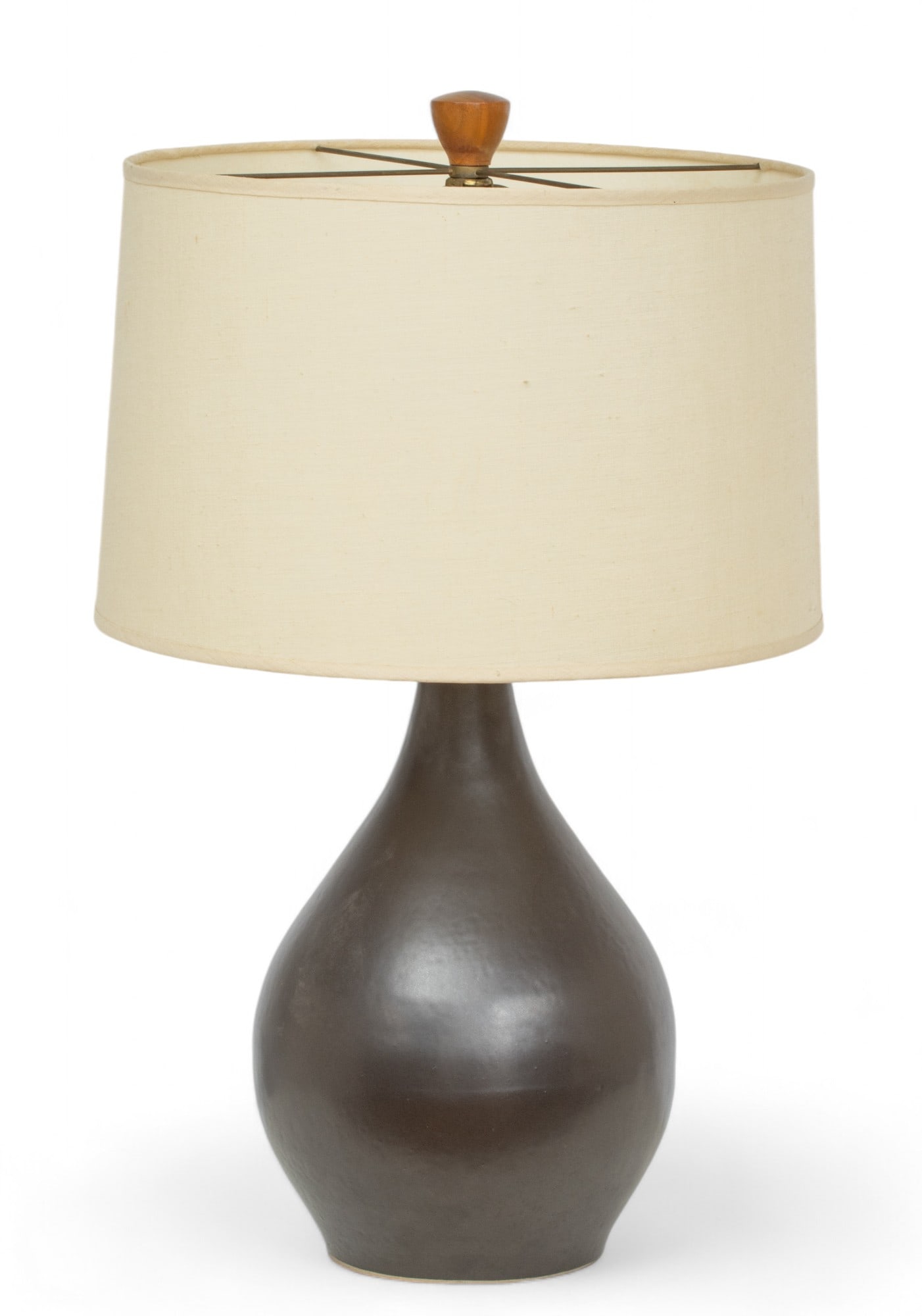Gordon And Jane Martz Glazed Ceramic Table Lamp H 26" Dia. 9" (1 of 4)