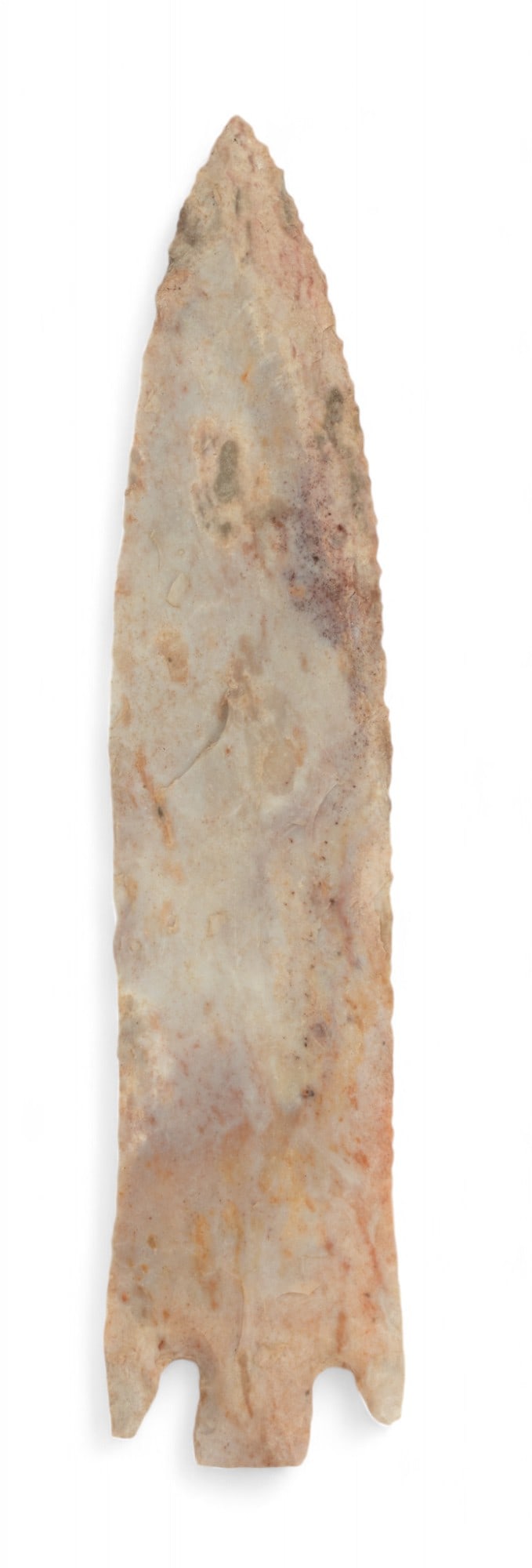 Native American Kirk Corner Notched Projectile Point, W 1.5" L 8" (1 of 3)