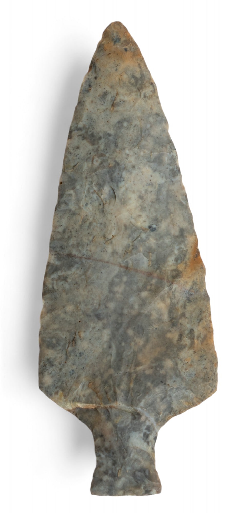 Kays Straight Stem Projectile Point, W 2" L 5.25" (1 of 3)