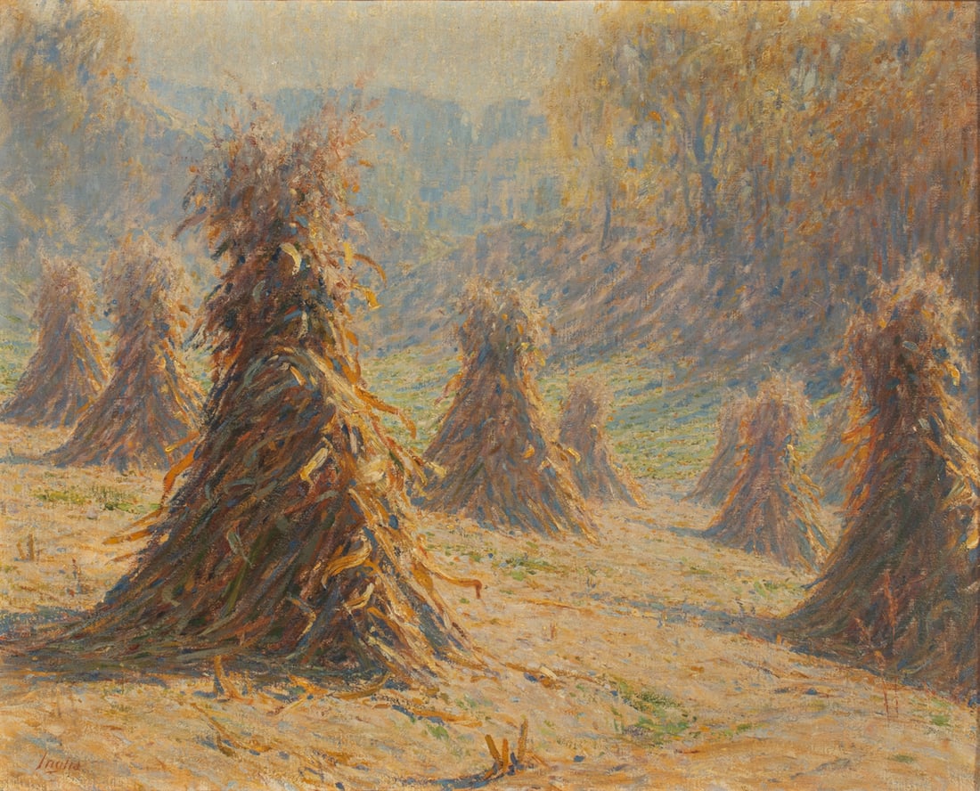 John Inglis (american/irish, 18671946) Oil On Canvas 1930, "harvest