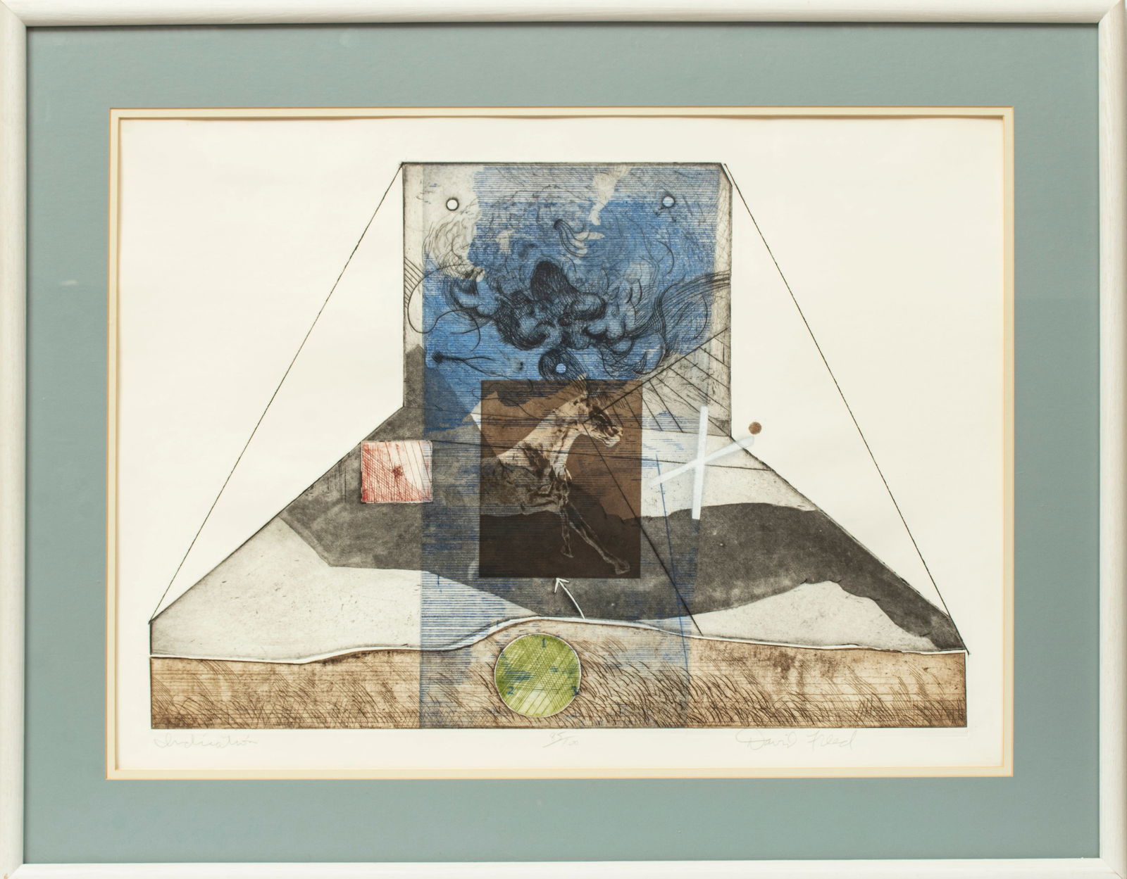 David Freed (Amer.B. 1936) Etching, #85/100 (1 of 6)