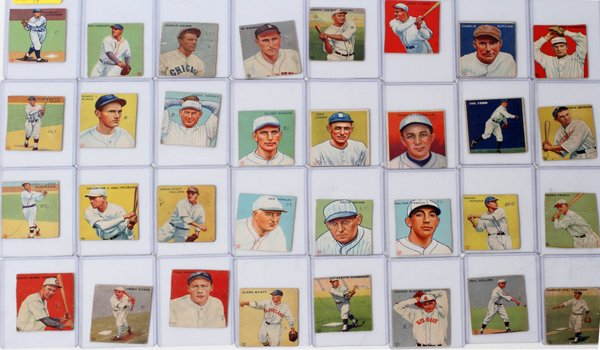 GOUDY GUM BASEBALL TRADING CARDS, 1933, 49: GOUDY GUM BASEBALL TRADING CARDS, 1933, 49:Floyd (Babe) Herman, # 5 Chicago Cubs, 'G.G.Co.1933 ©; Jimmy Dykes, #6, Chicago White Sox; Dave Harris, #9 Washington Senators; Glenn Myatt, # 10 Cleveland 